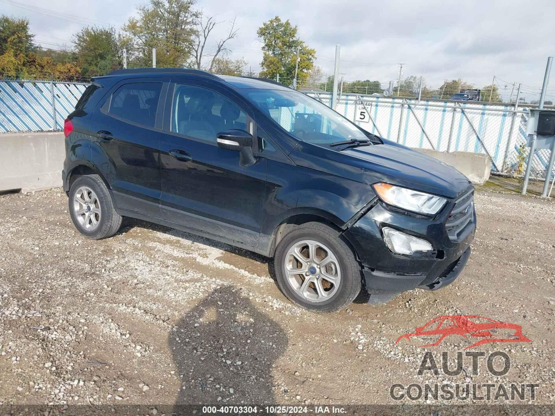 FORD ECOSPORT 2022 - MAJ6S3GL8NC463635