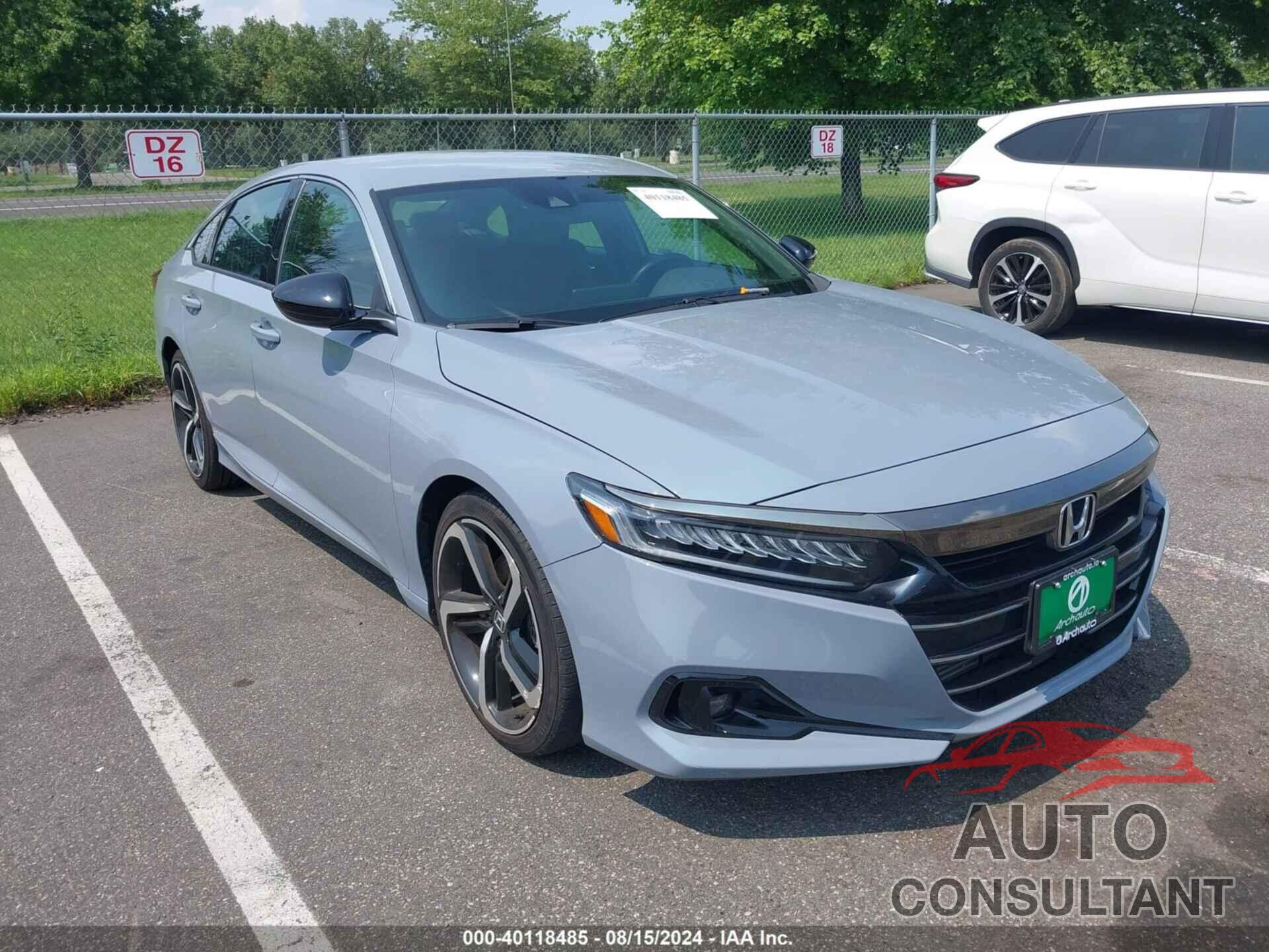 HONDA ACCORD 2022 - 1HGCV1F35NA094000