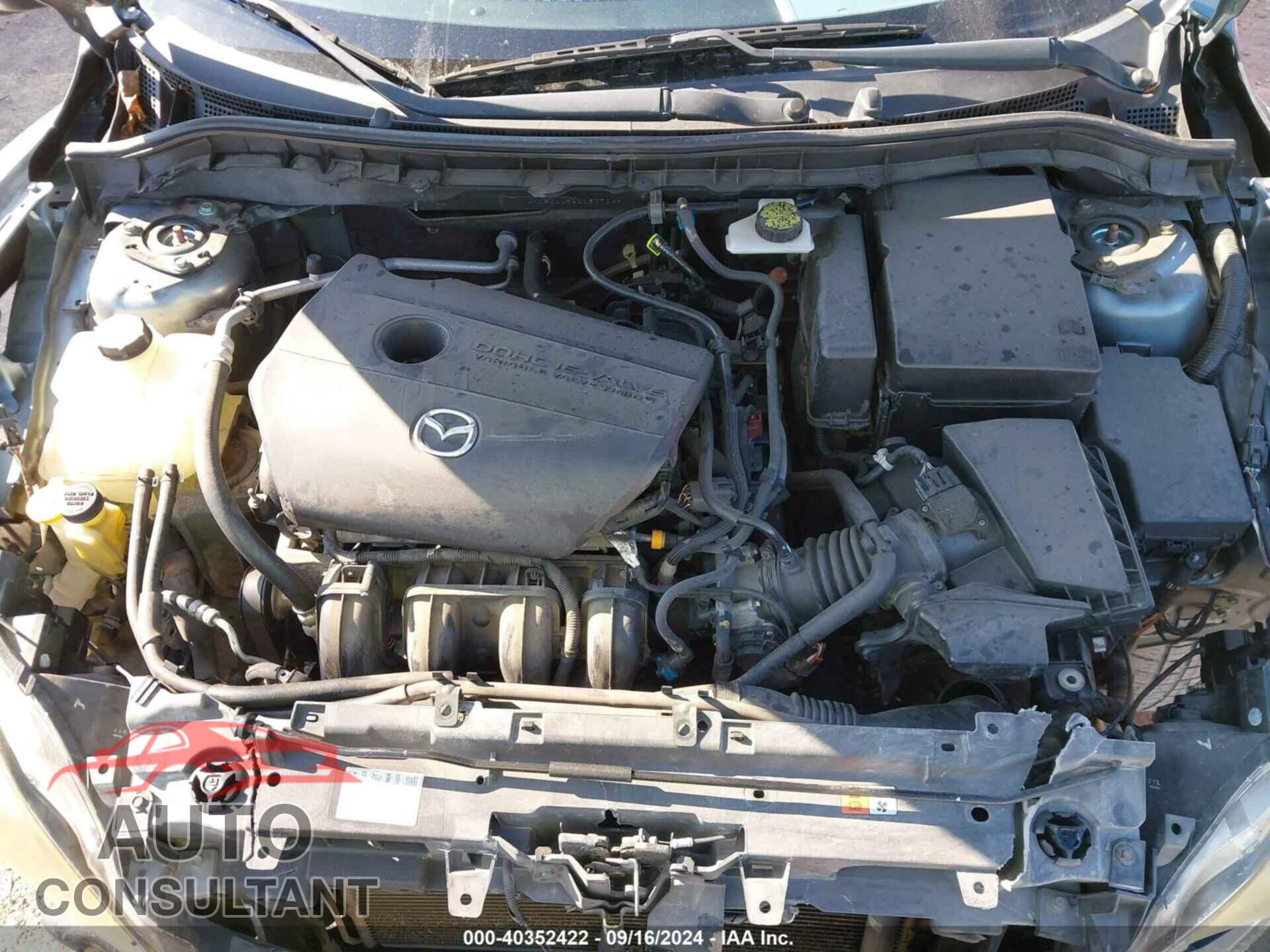 MAZDA MAZDA3 2012 - JM1BL1L69C1507046