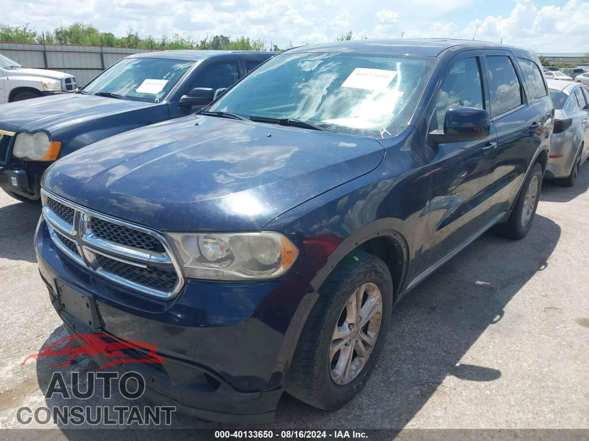 DODGE DURANGO 2012 - 1C4RDHAG8CC206661