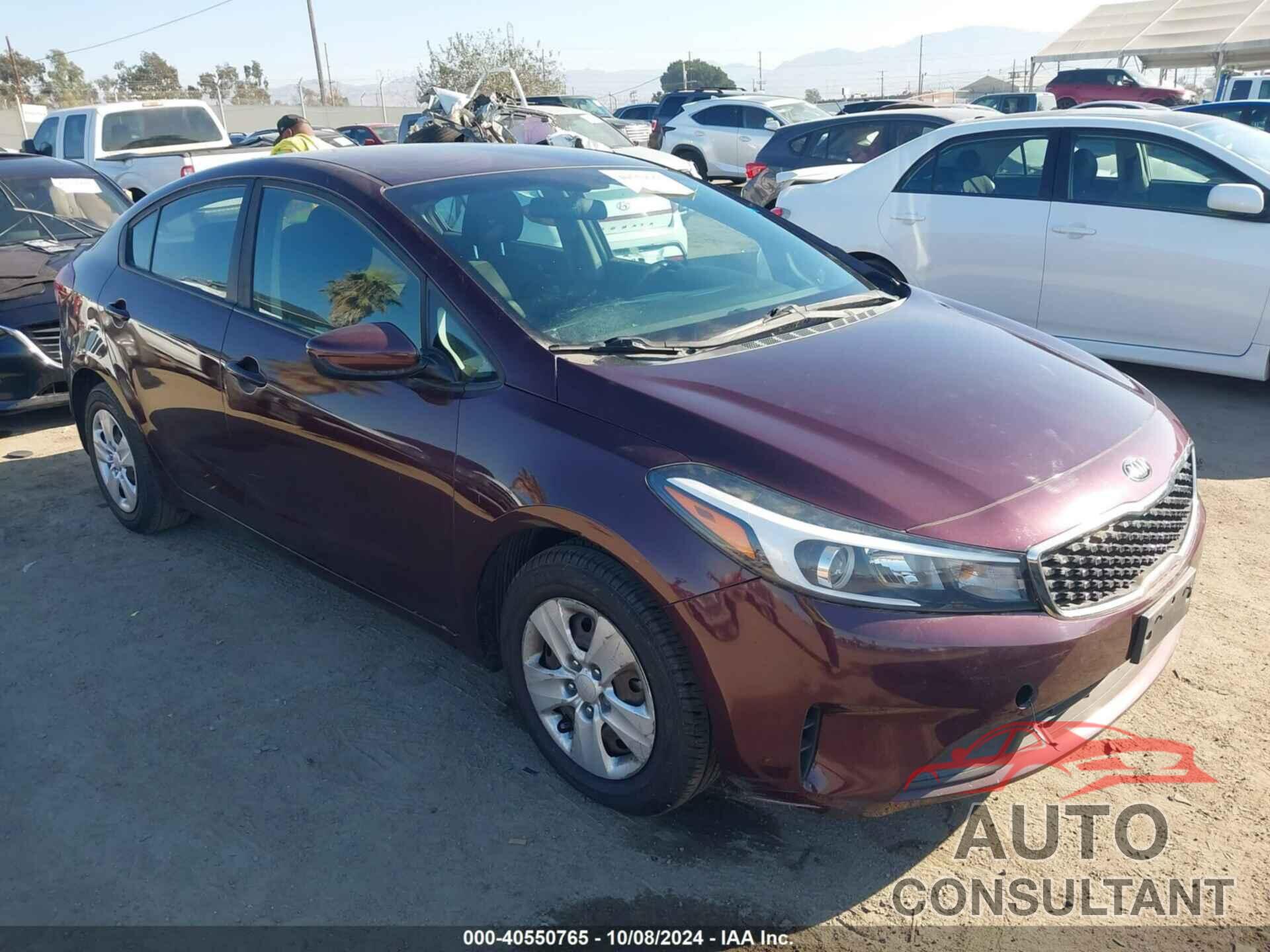 KIA FORTE 2018 - 3KPFK4A78JE179131