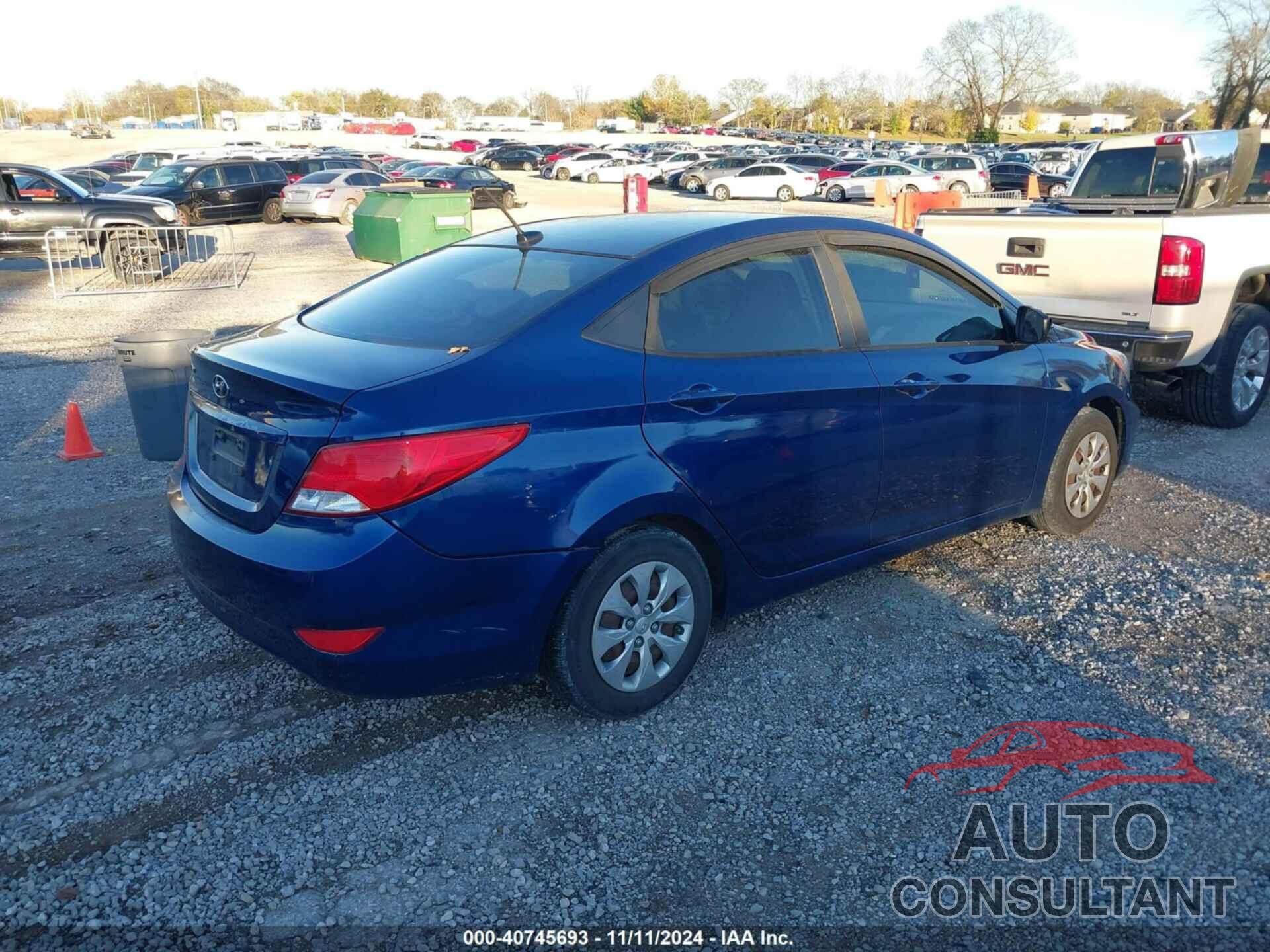 HYUNDAI ACCENT 2016 - KMHCT4AE5GU120803