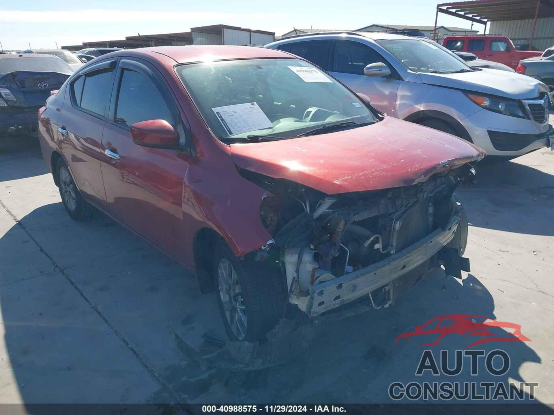 NISSAN VERSA 2019 - 3N1CN7AP3KL809021