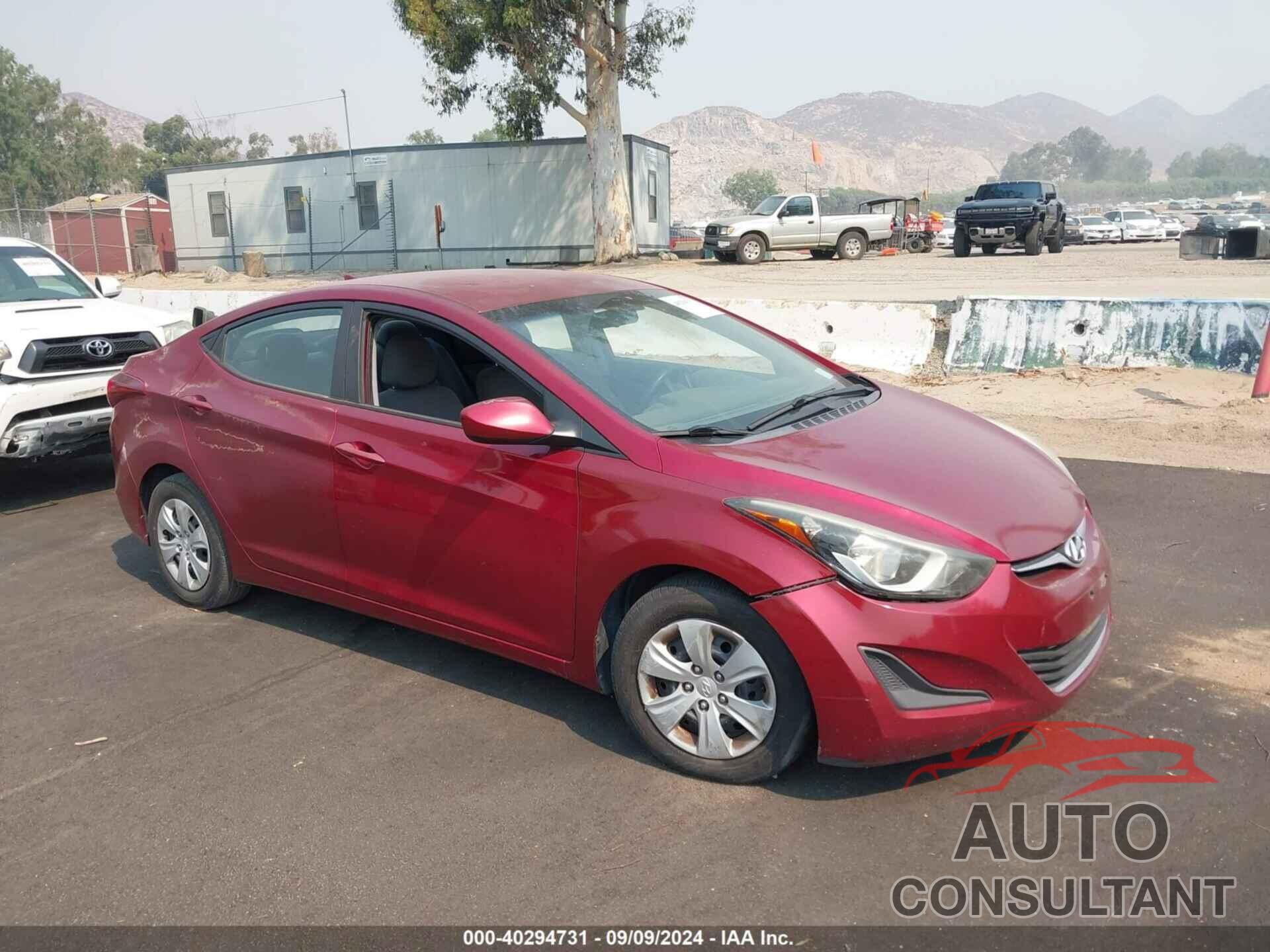 HYUNDAI ELANTRA 2016 - 5NPDH4AE8GH750903