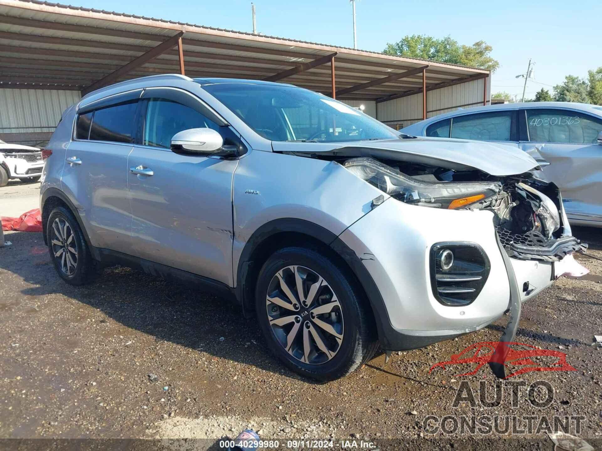 KIA SPORTAGE 2017 - KNDPNCAC7H7280609