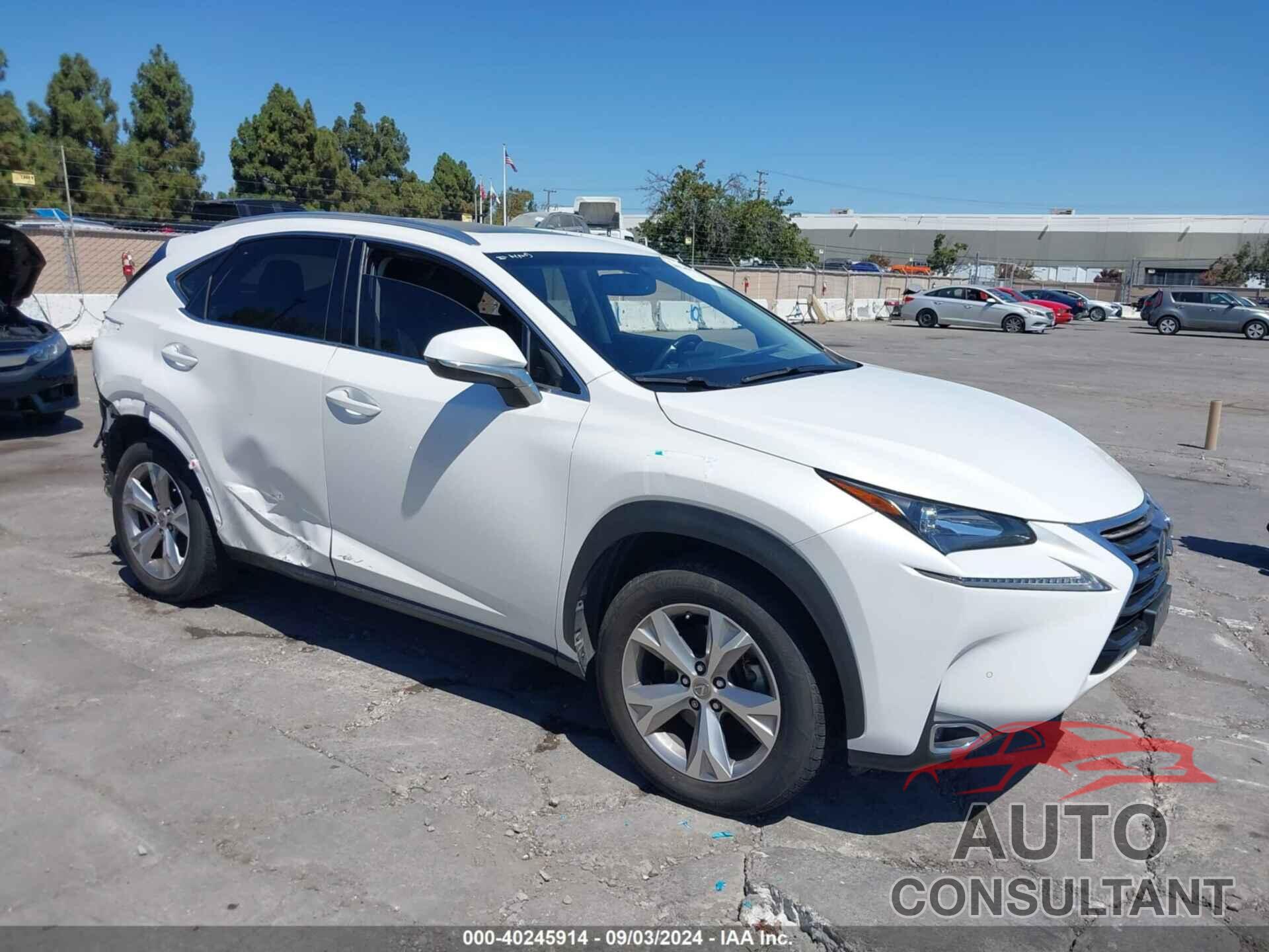 LEXUS NX 200T 2017 - JTJYARBZ3H2051313