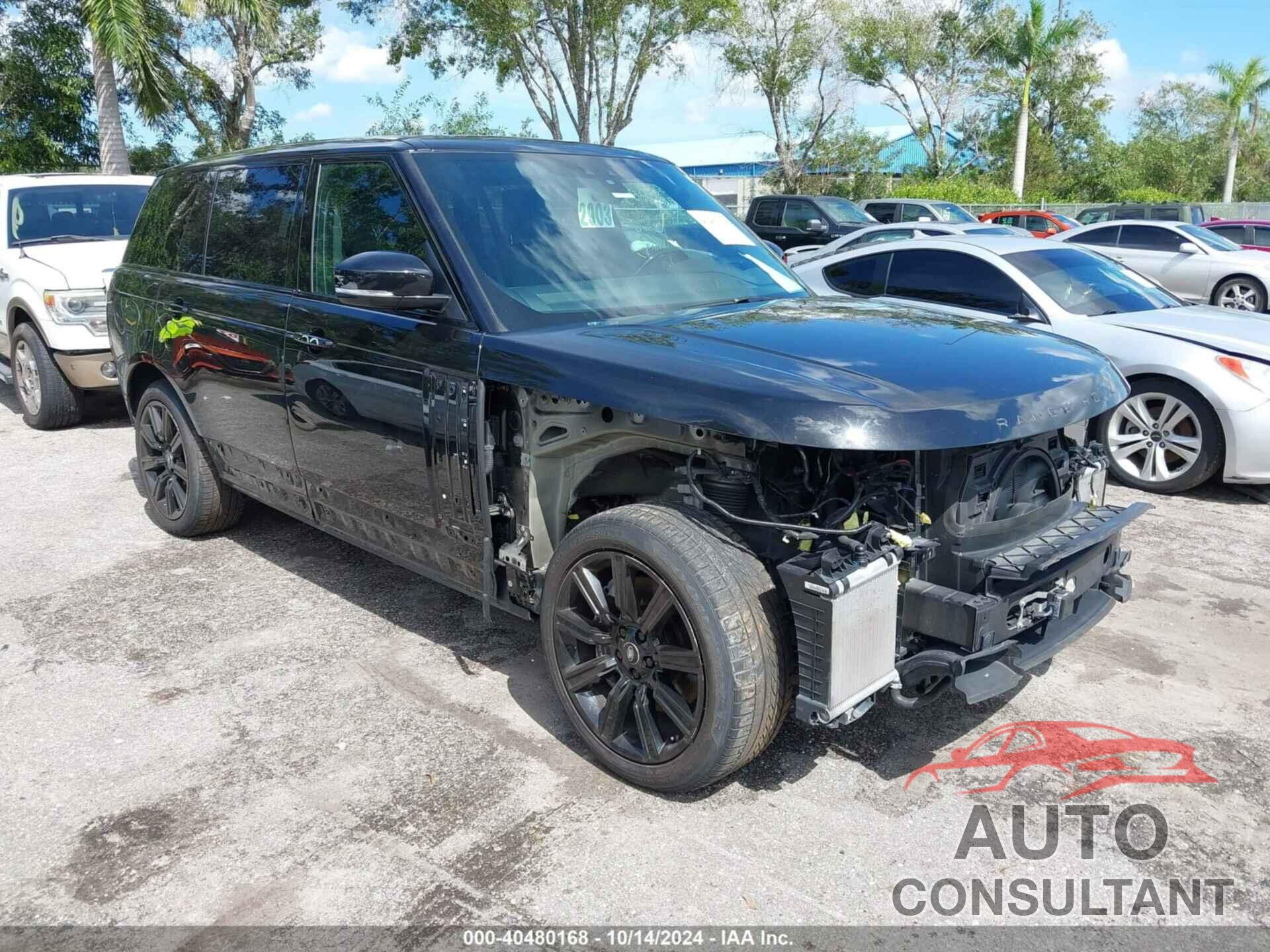 LAND ROVER RANGE ROVER 2019 - SALGS5RE1KA536921