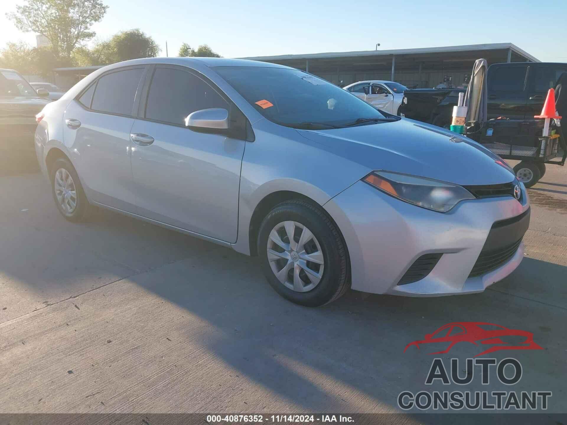 TOYOTA COROLLA 2016 - 2T1BURHE1GC506339