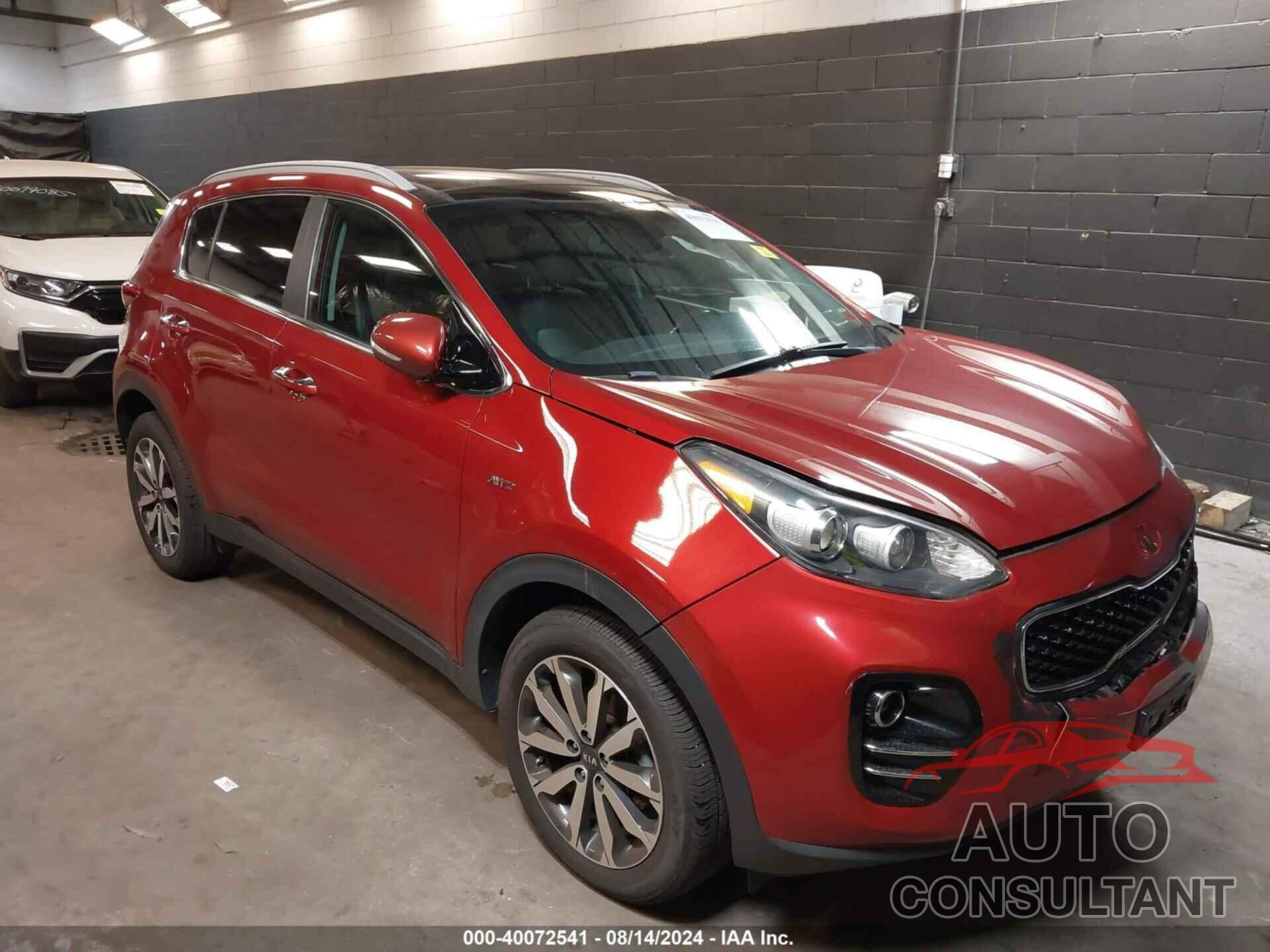 KIA SPORTAGE 2017 - KNDPNCAC1H7149871