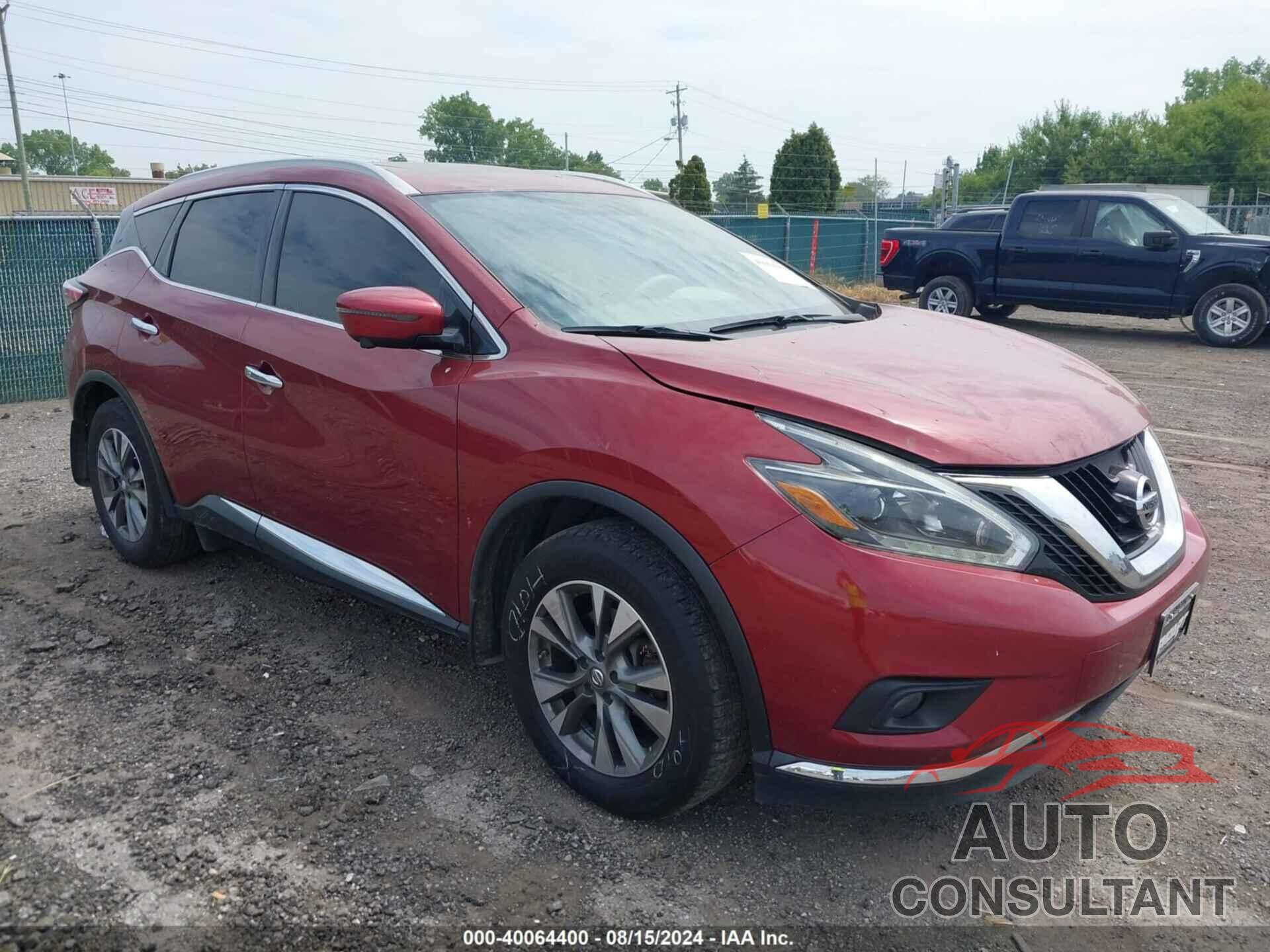 NISSAN MURANO 2018 - 5N1AZ2MH3JN187255