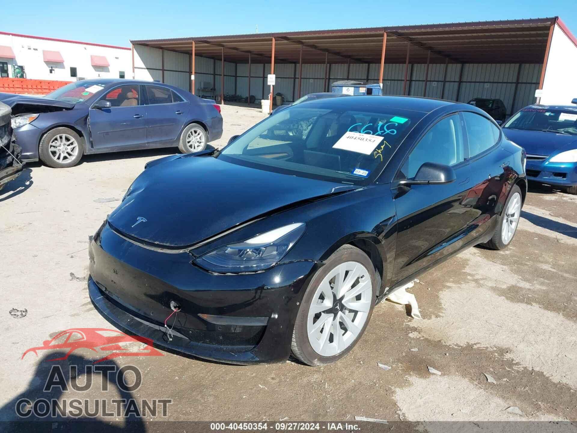 TESLA MODEL 3 2022 - 5YJ3E1EA3NF186616