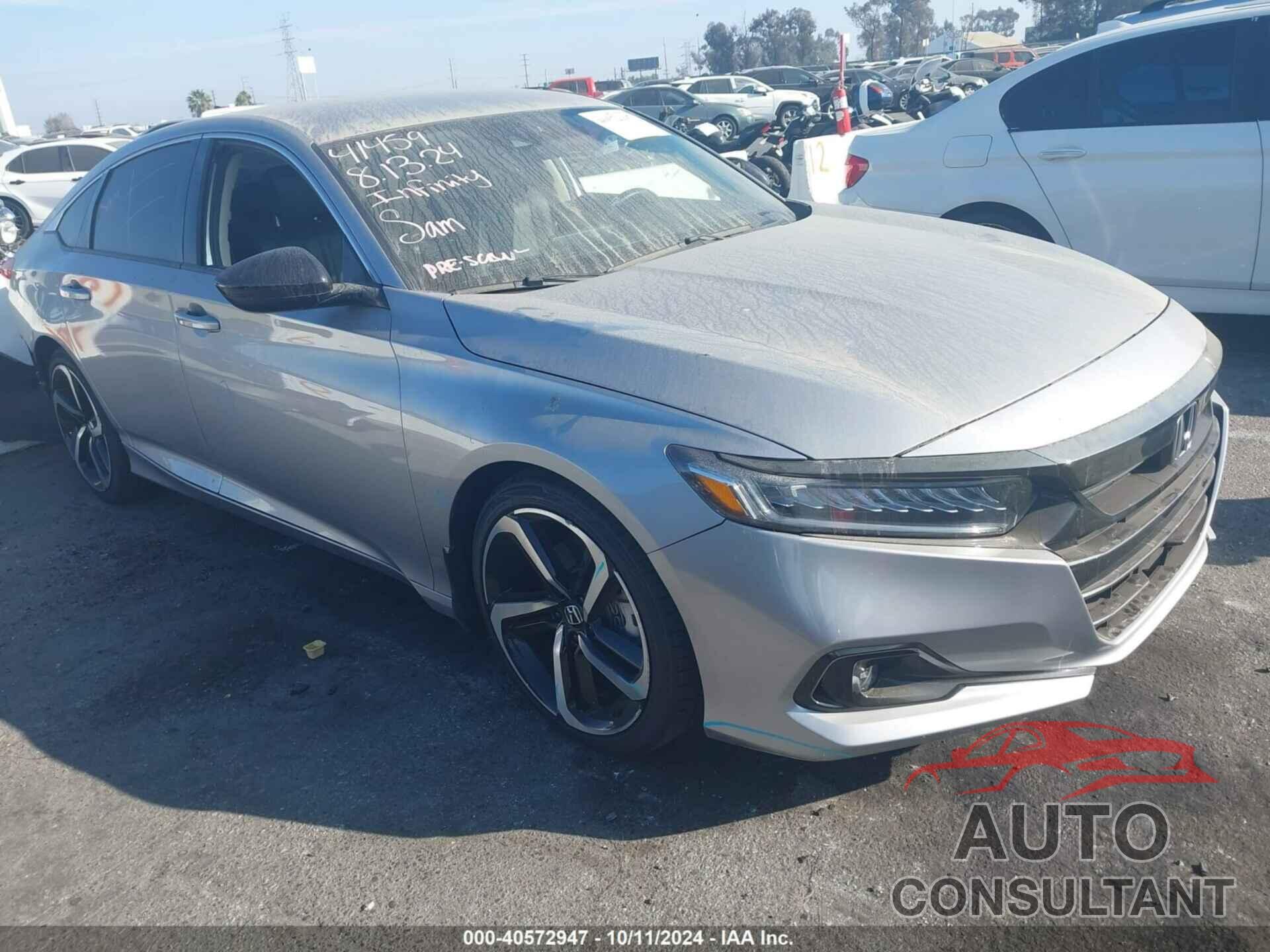 HONDA ACCORD 2022 - 1HGCV1F45NA122385