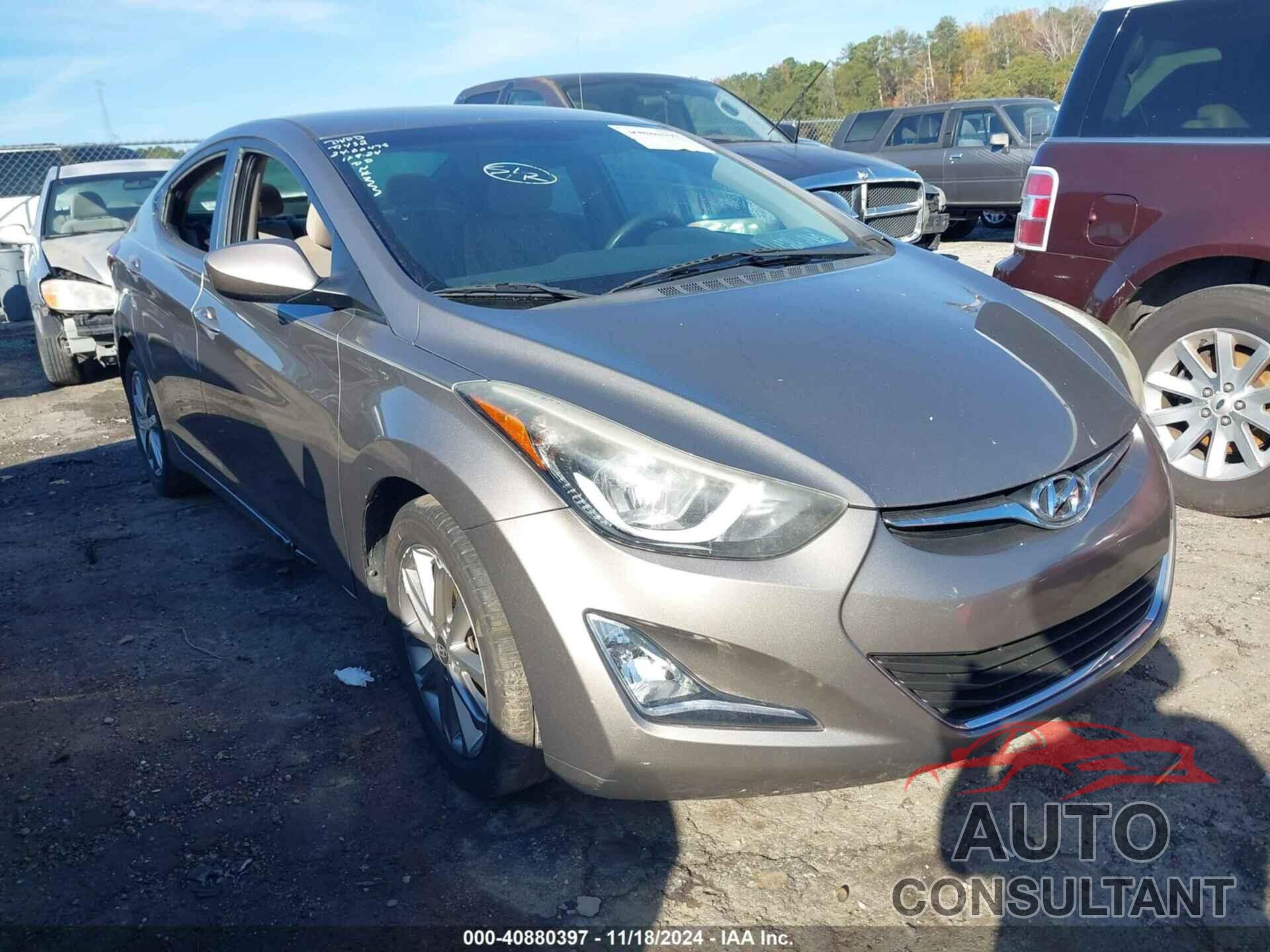 HYUNDAI ELANTRA 2014 - 5NPDH4AE2EH479432
