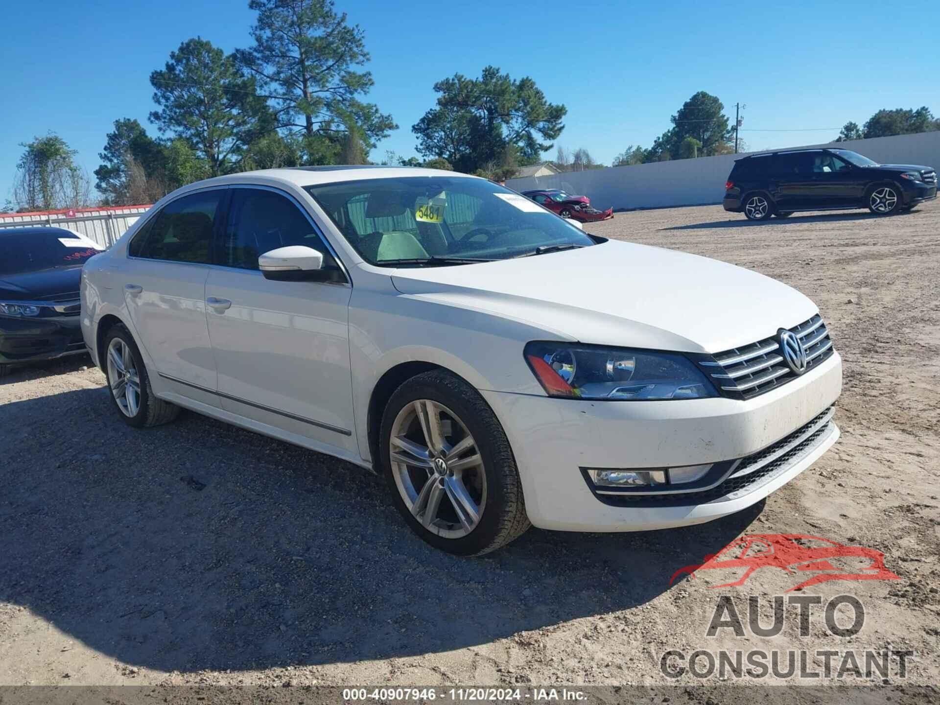 VOLKSWAGEN PASSAT 2015 - 1VWBV7A39FC064702