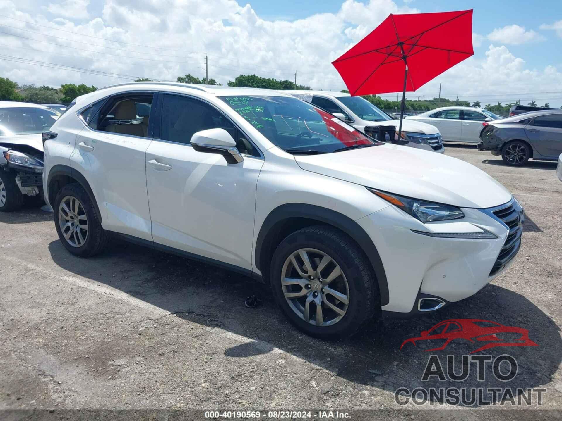 LEXUS NX 200T 2016 - JTJYARBZ2G2024151