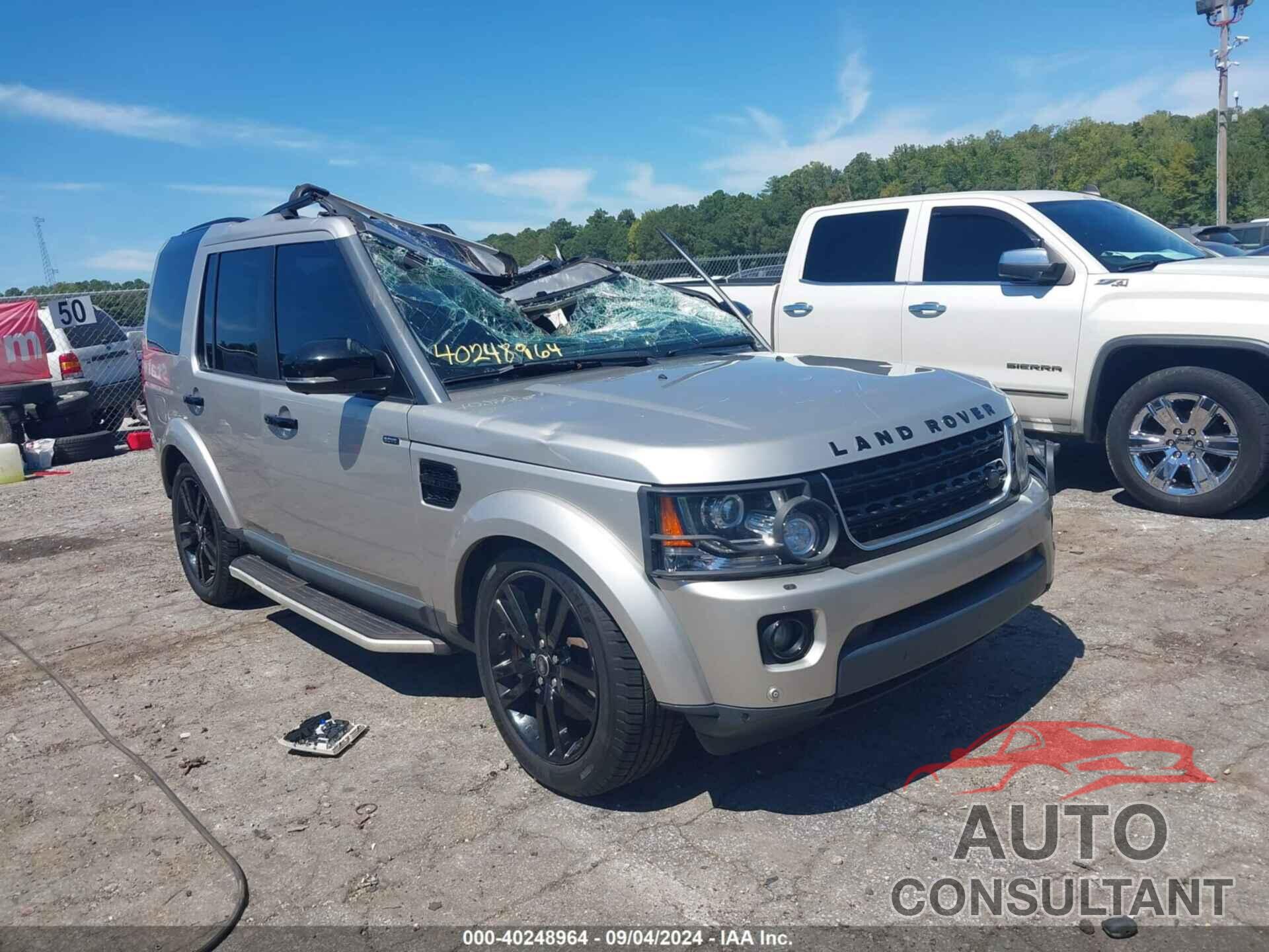 LAND ROVER LR4 2016 - SALAG2V60GA816521