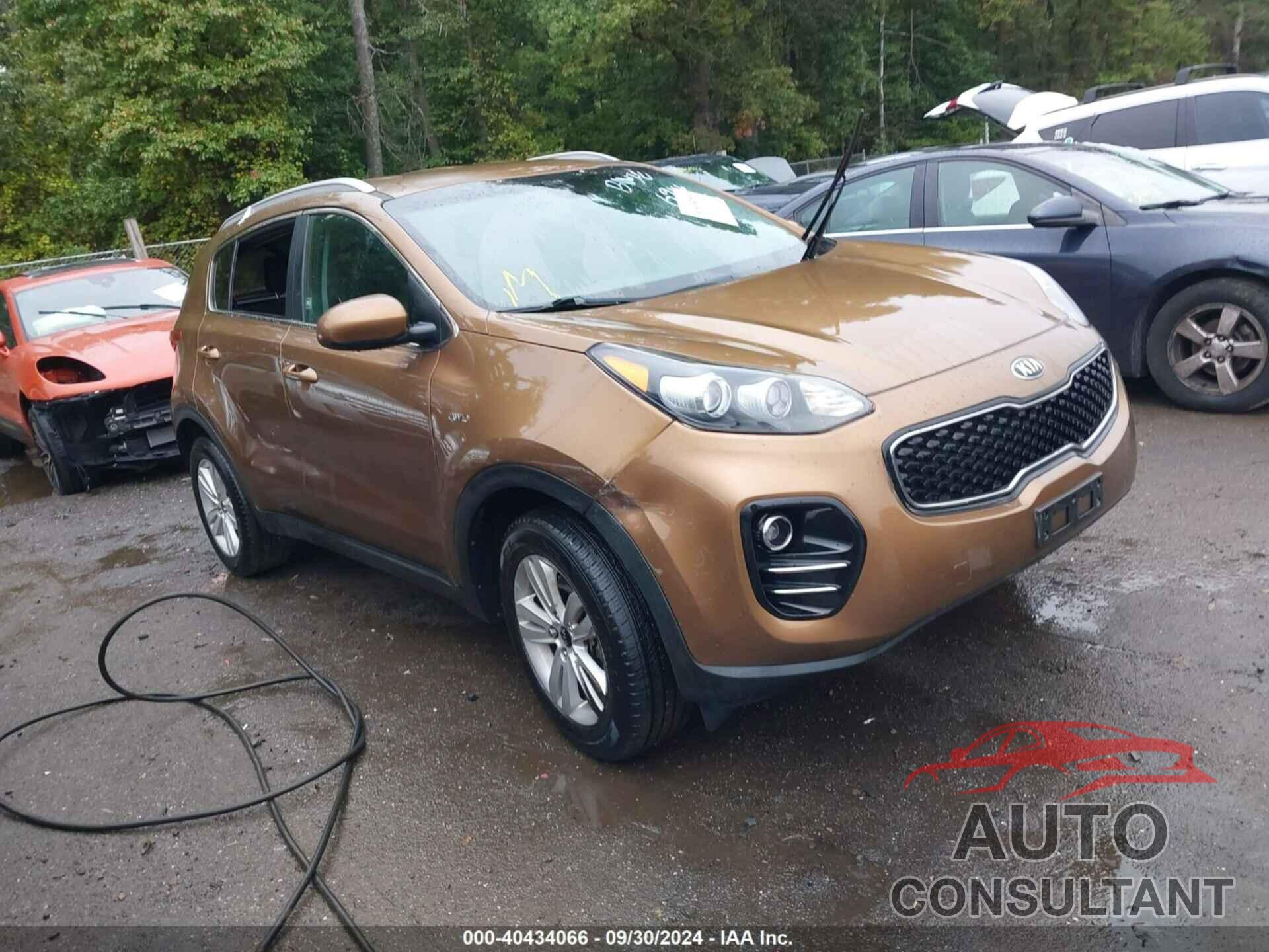 KIA SPORTAGE 2017 - KNDPMCAC6H7056914