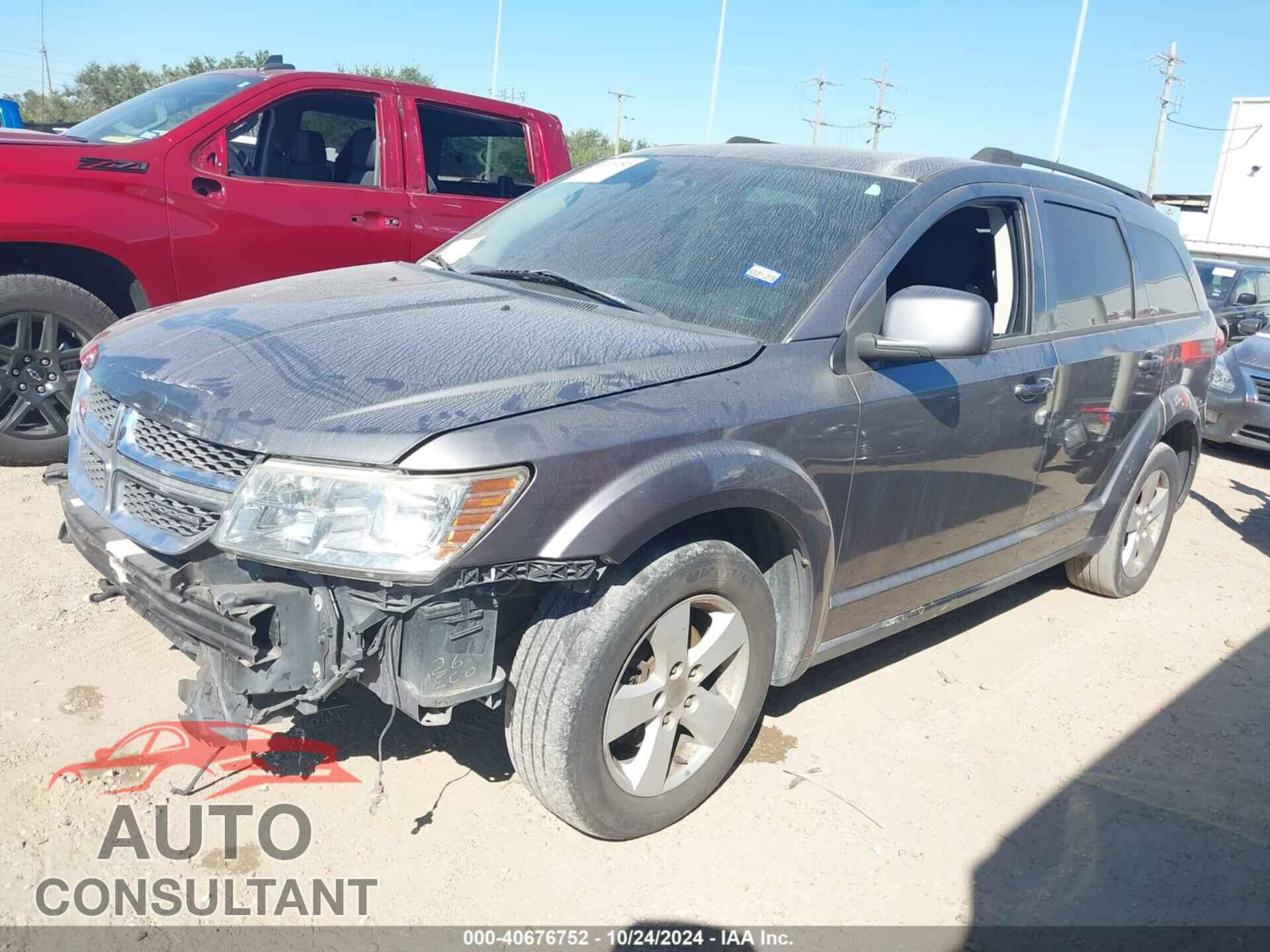 DODGE JOURNEY 2012 - 3C4PDCBG7CT238823