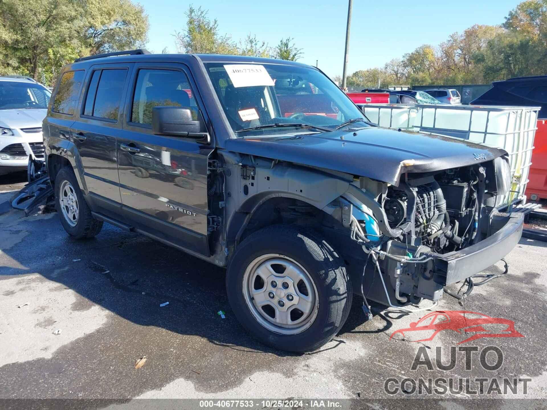 JEEP PATRIOT 2016 - 1C4NJPBB5GD678949