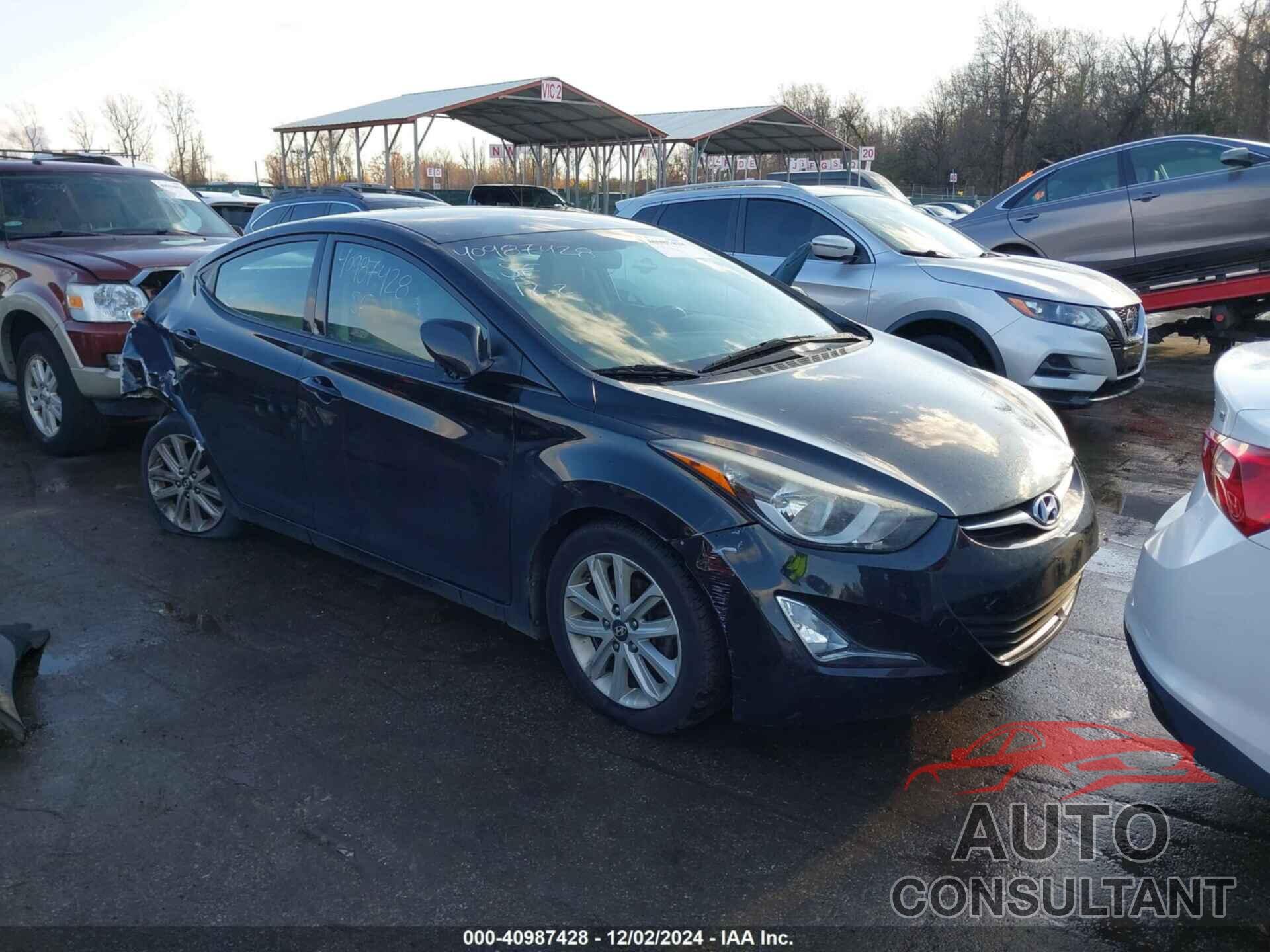 HYUNDAI ELANTRA 2016 - KMHDH4AE4GU636611