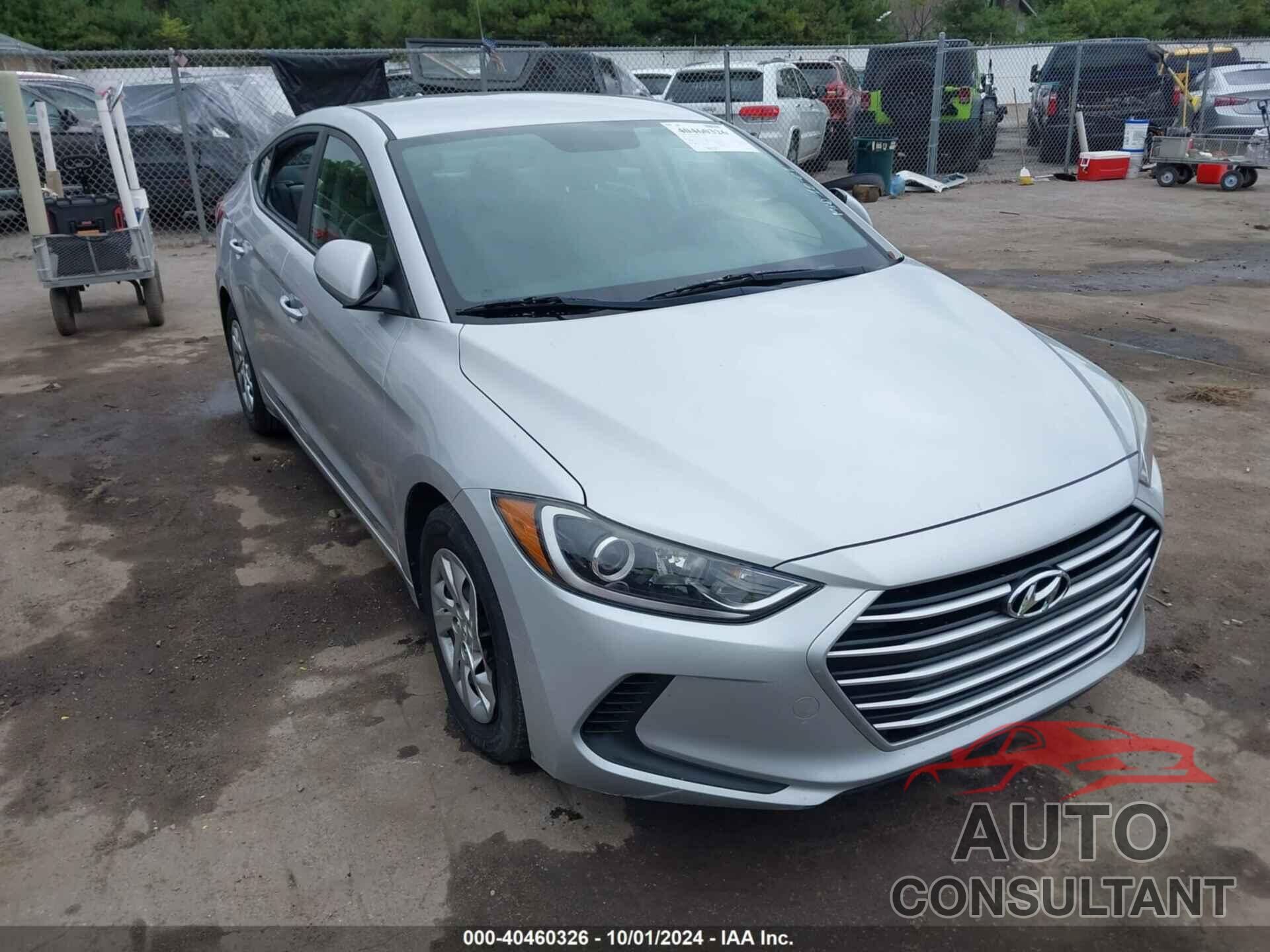 HYUNDAI ELANTRA 2017 - KMHD74LF6HU113133