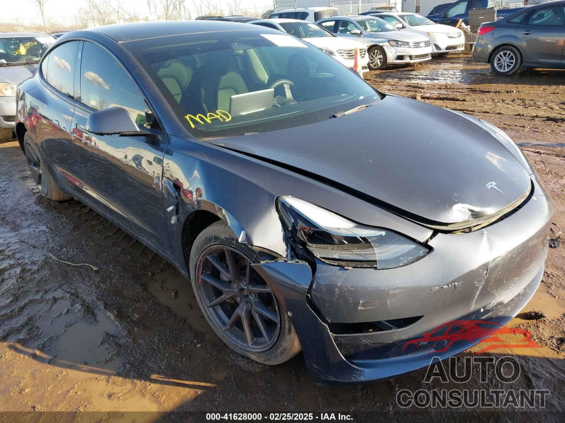 TESLA MODEL 3 2022 - 5YJ3E1EBXNF167408