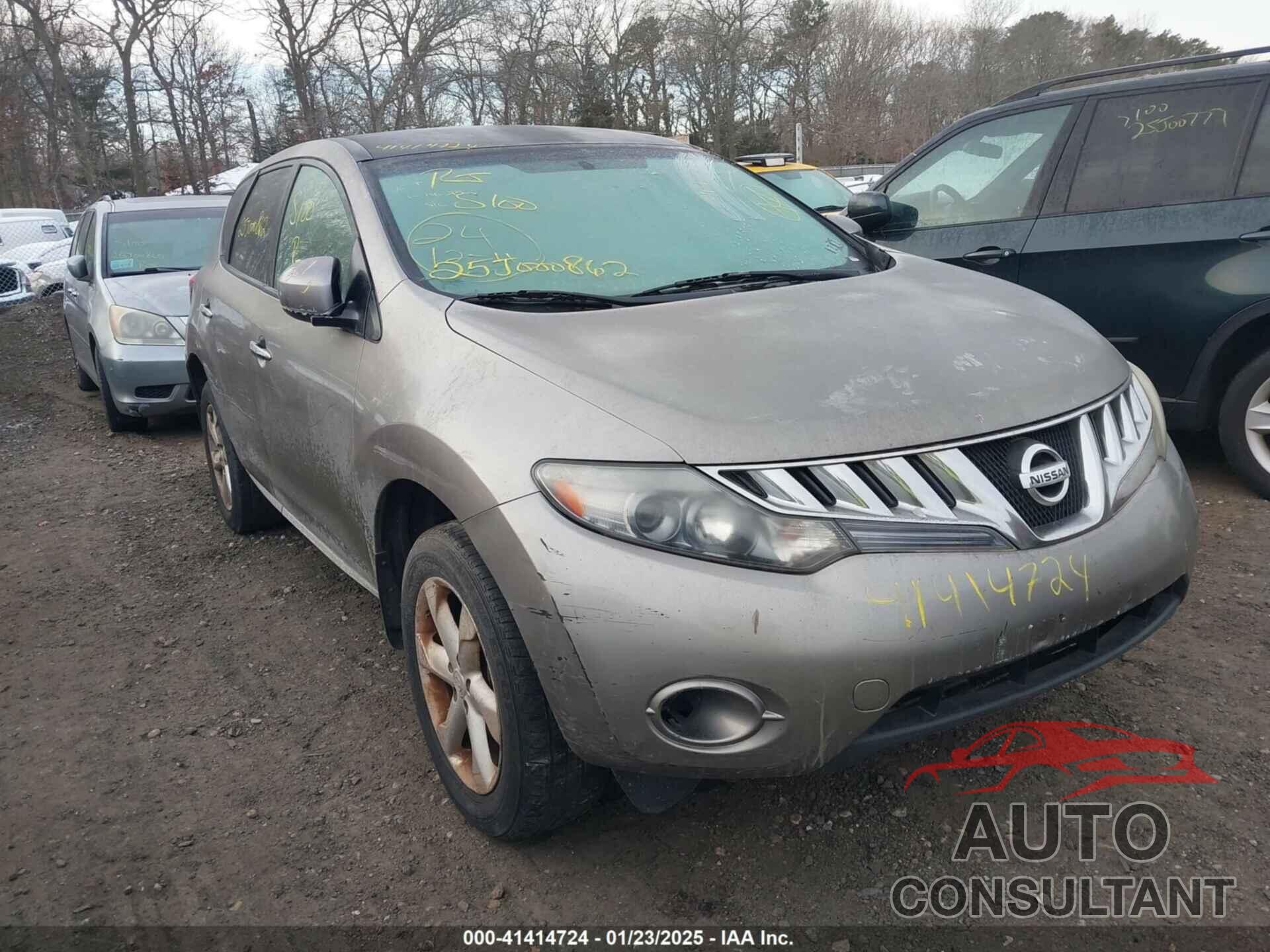 NISSAN MURANO 2010 - JN8AZ1MW8AW138483