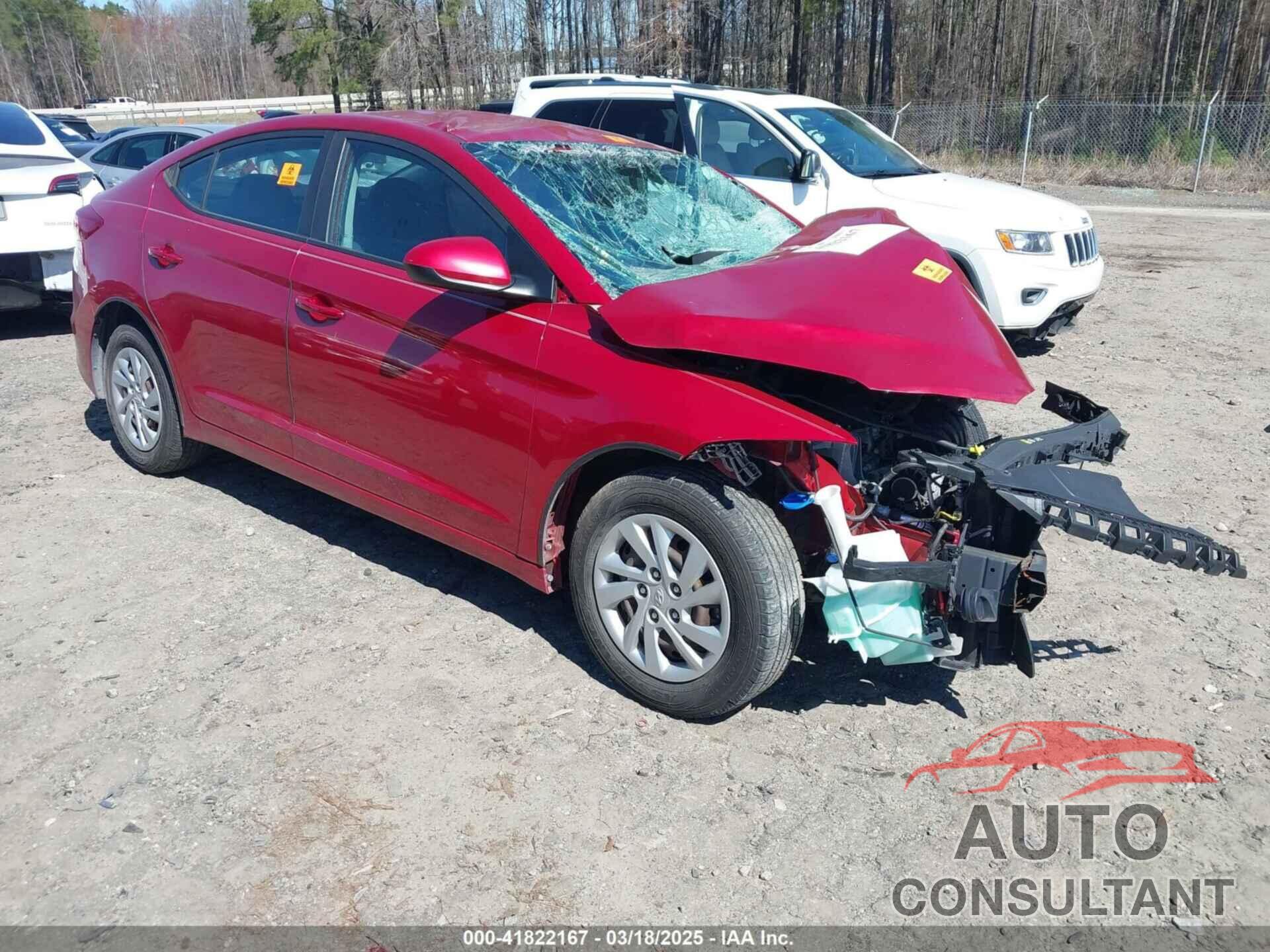 HYUNDAI ELANTRA 2017 - 5NPD74LF6HH187652