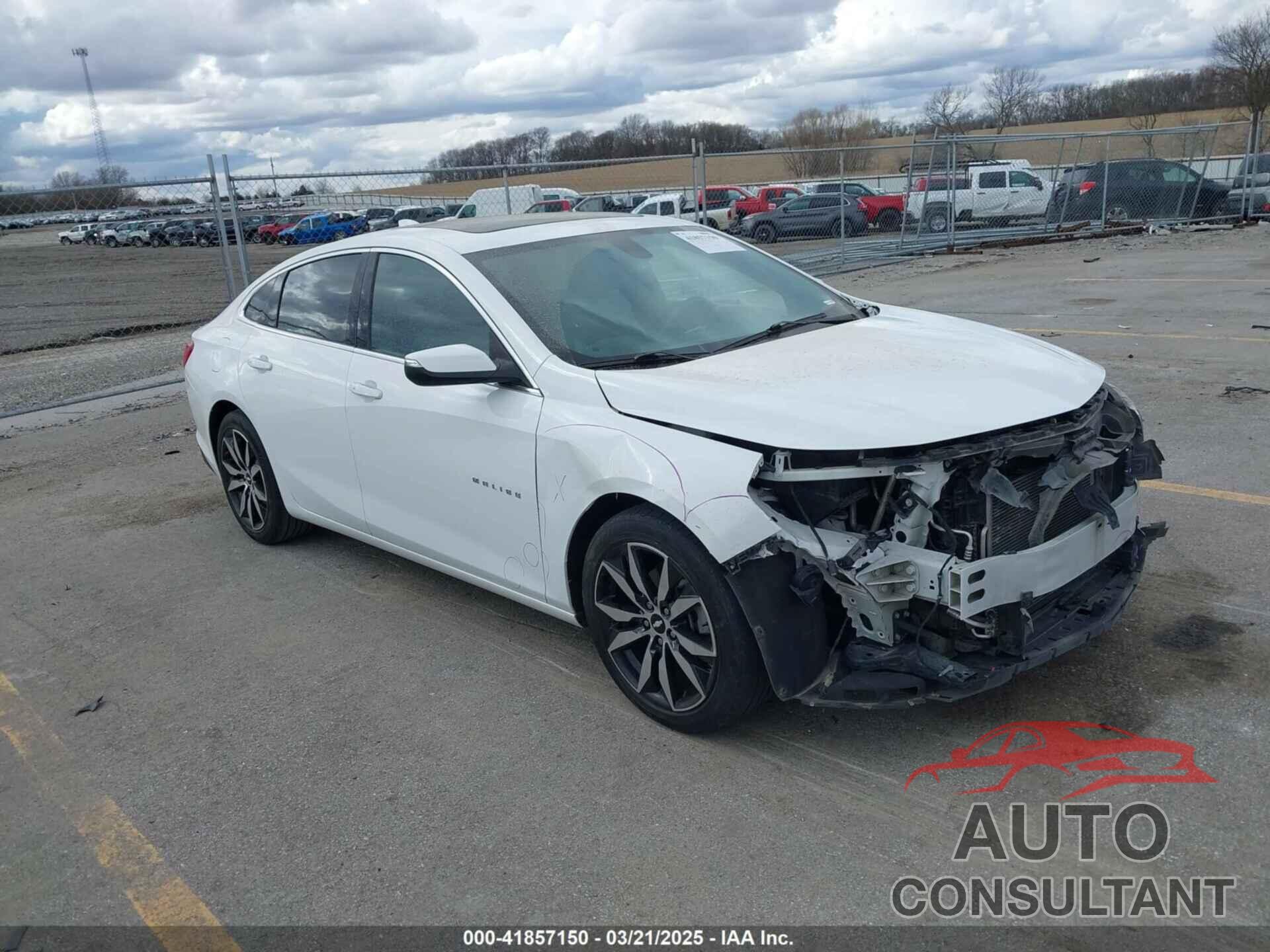 CHEVROLET MALIBU 2016 - 1G1ZE5ST9GF182259