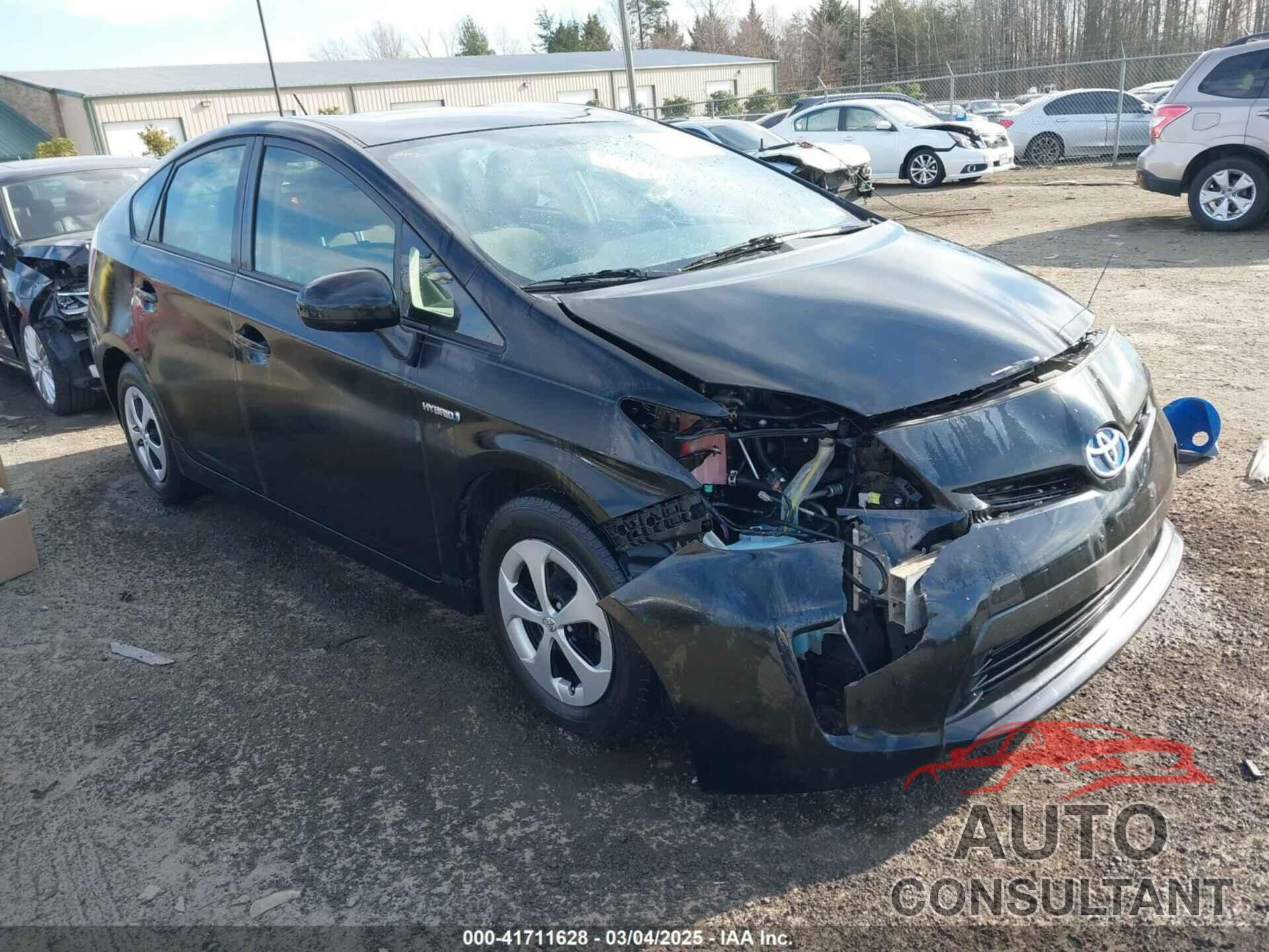 TOYOTA PRIUS 2013 - JTDKN3DU8D1627277