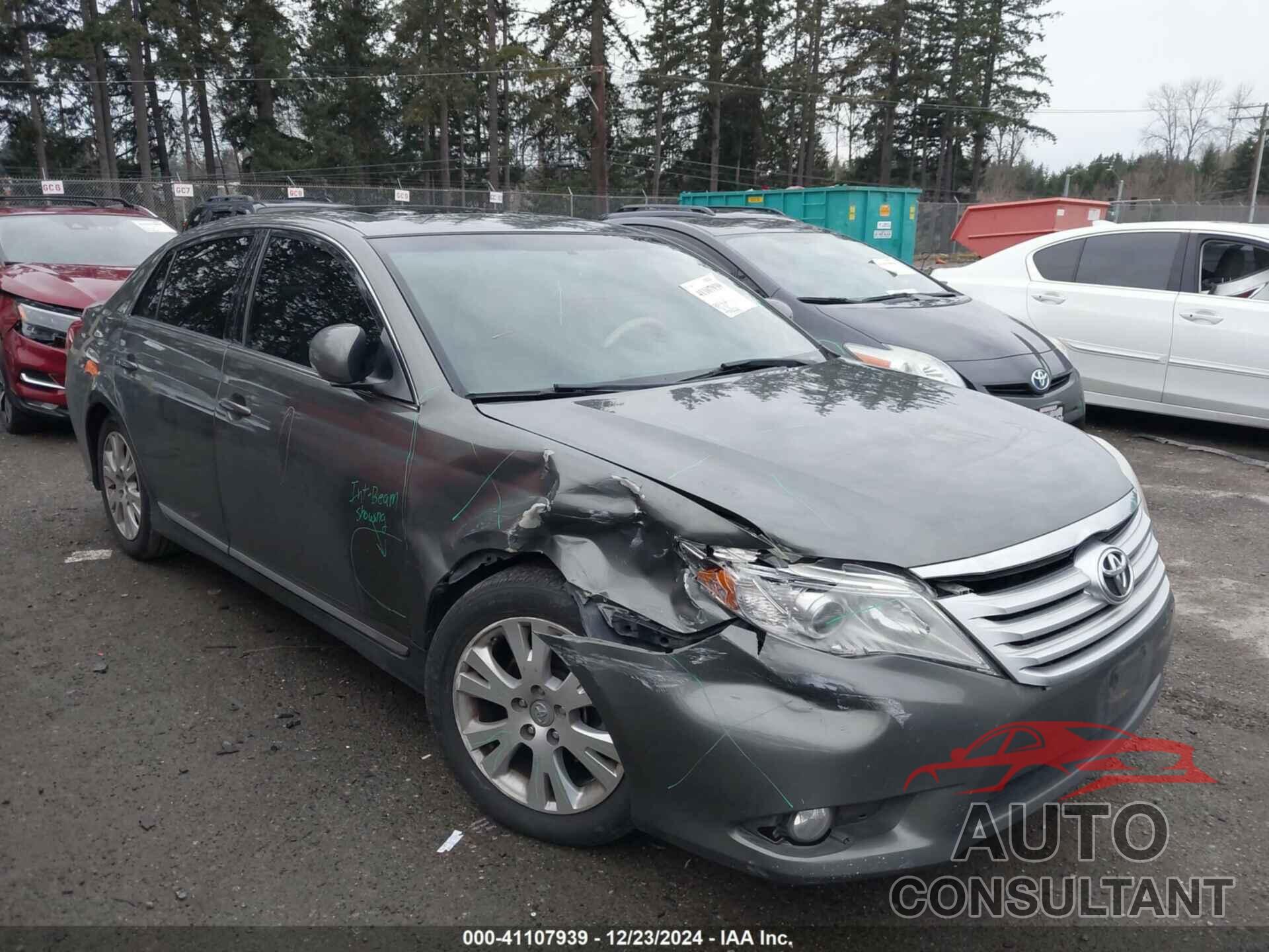 TOYOTA AVALON 2011 - 4T1BK3DB9BU397523