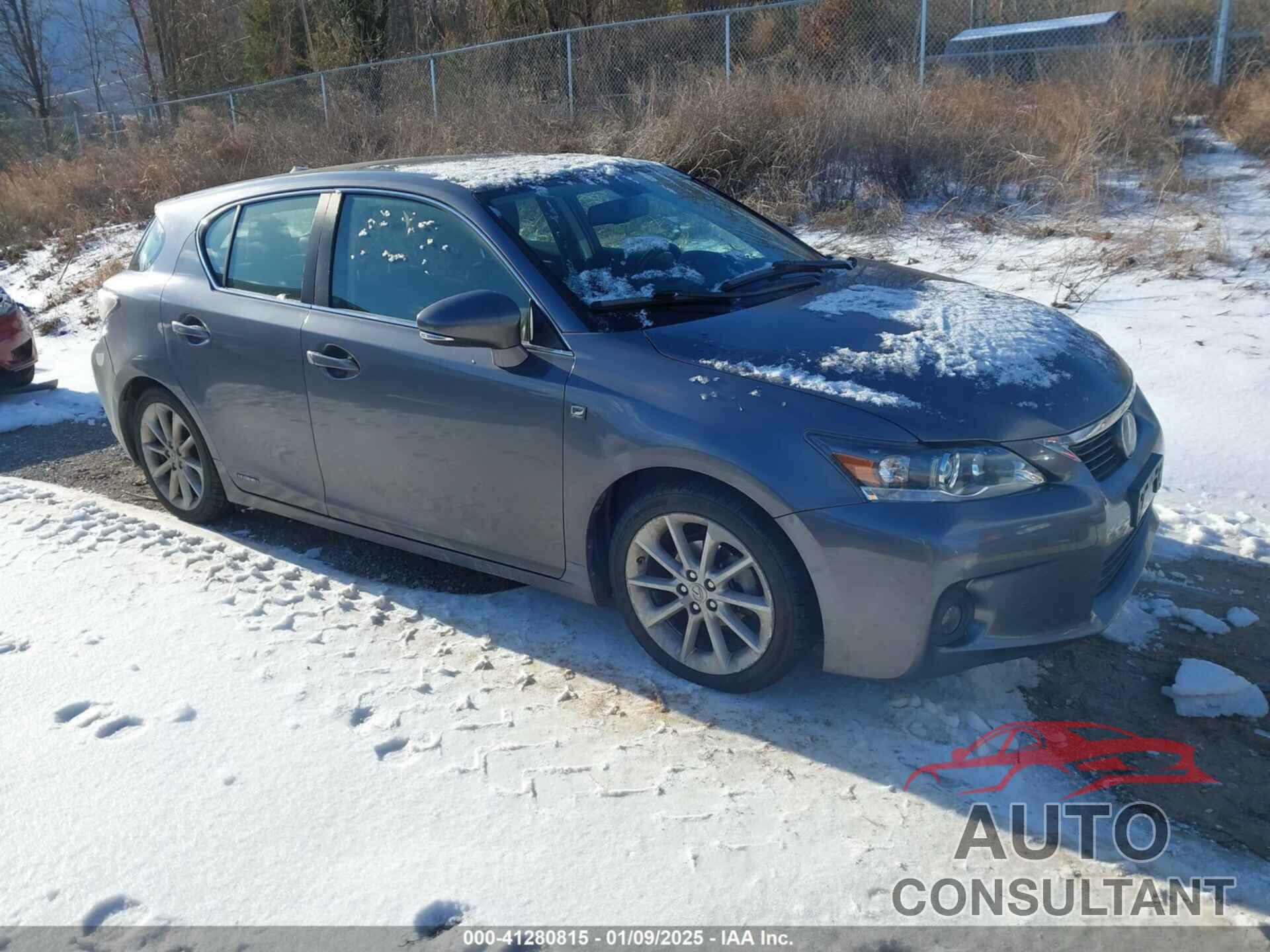 LEXUS CT 200H 2012 - JTHKD5BH5C2113012