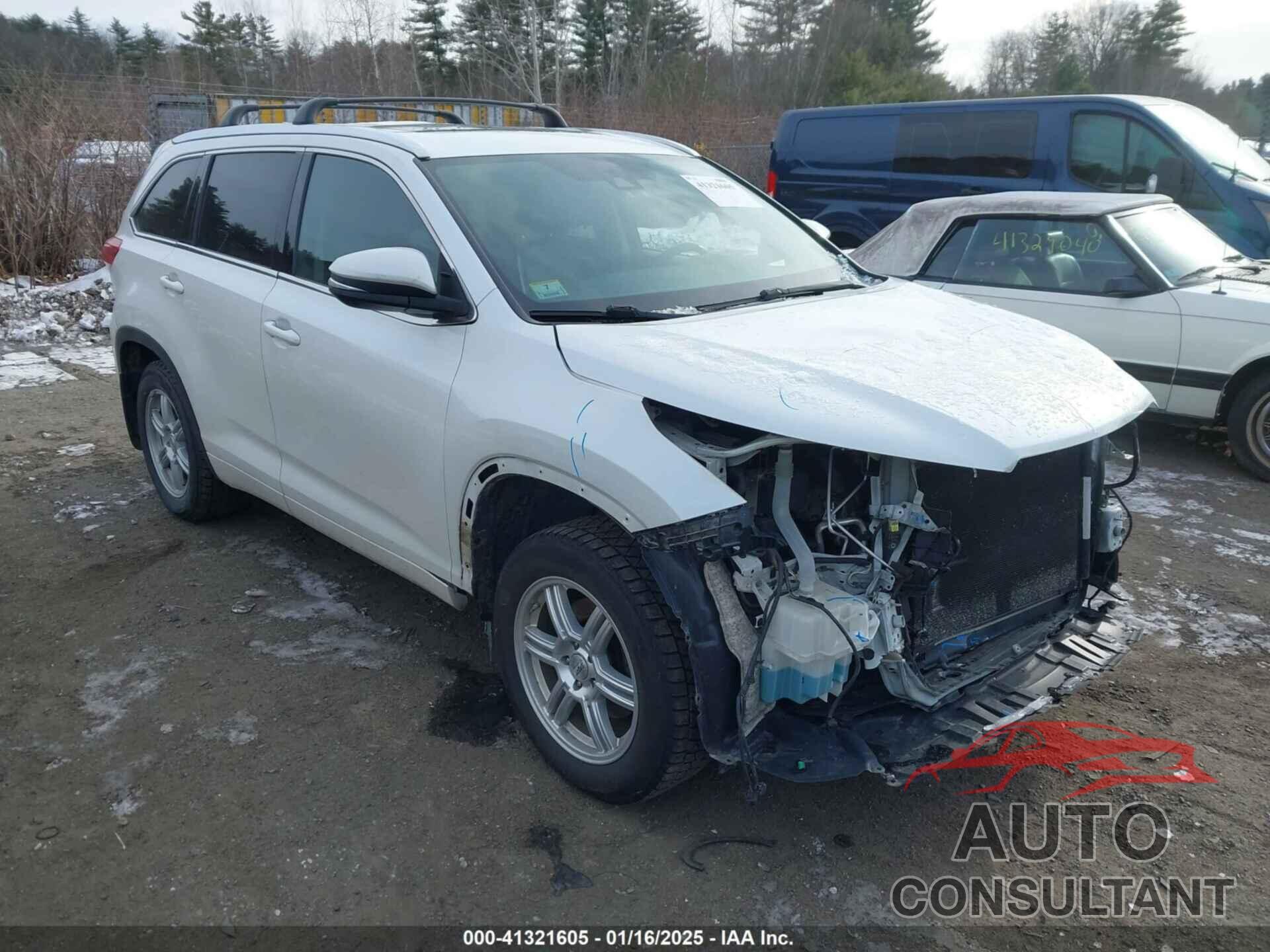 TOYOTA HIGHLANDER 2017 - 5TDJZRFH5HS368260