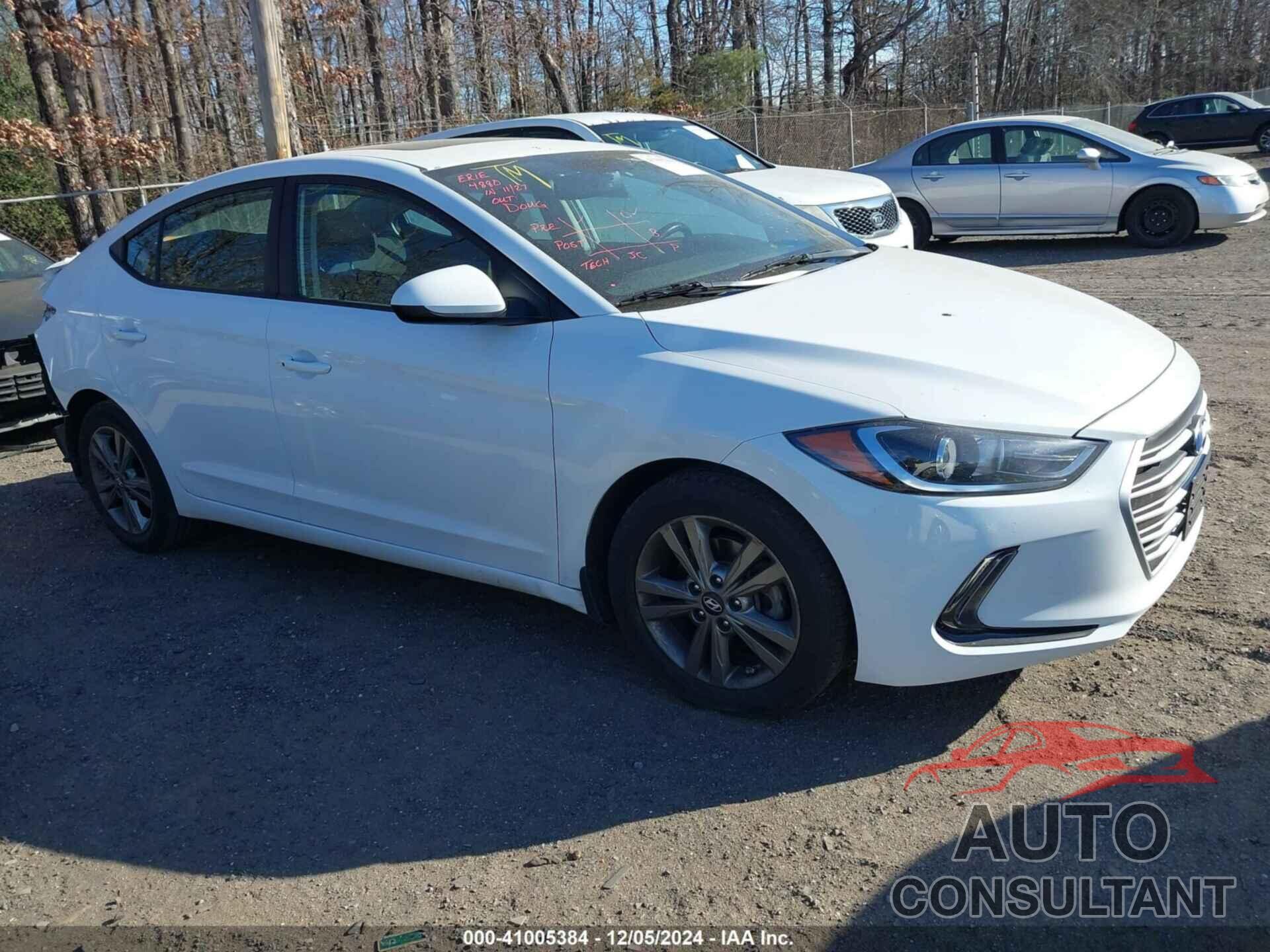 HYUNDAI ELANTRA 2018 - 5NPD84LF5JH306262