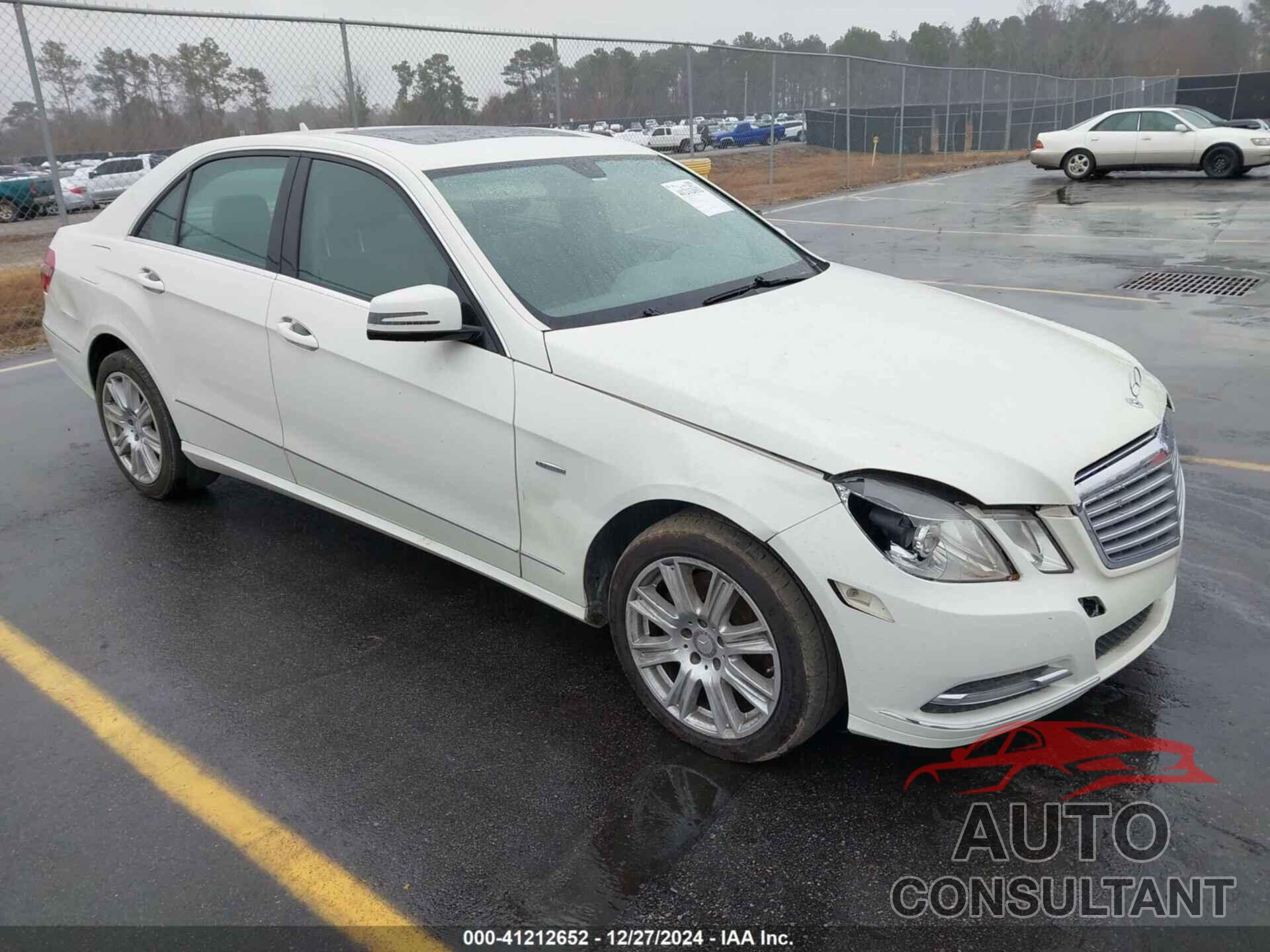 MERCEDES-BENZ E 350 2012 - WDDHF8JB1CA627228