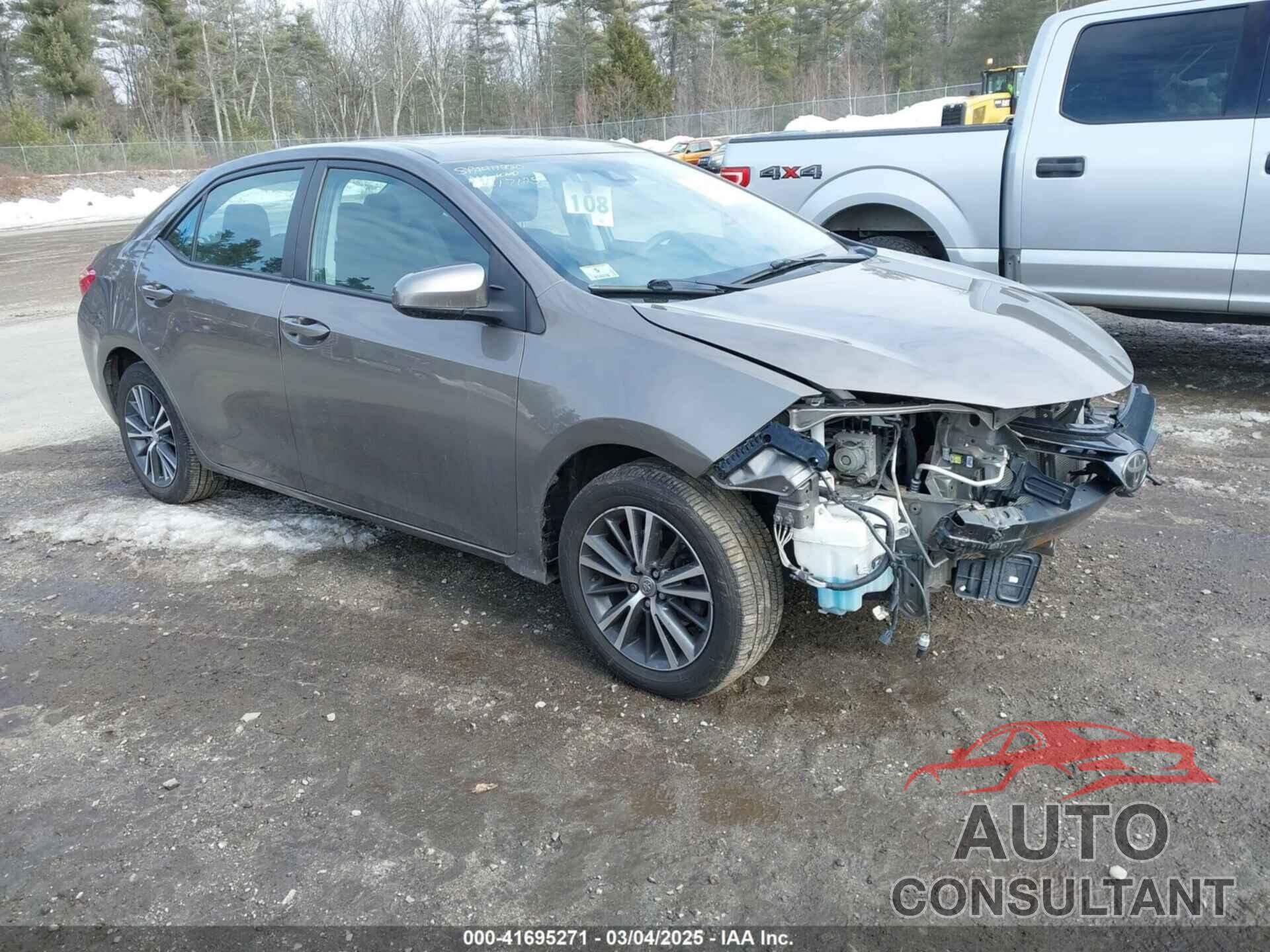 TOYOTA COROLLA 2017 - 2T1BURHE4HC776523