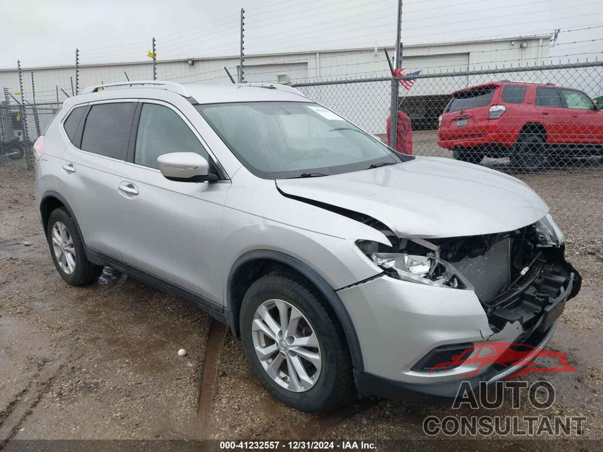 NISSAN ROGUE 2015 - KNMAT2MV7FP556433