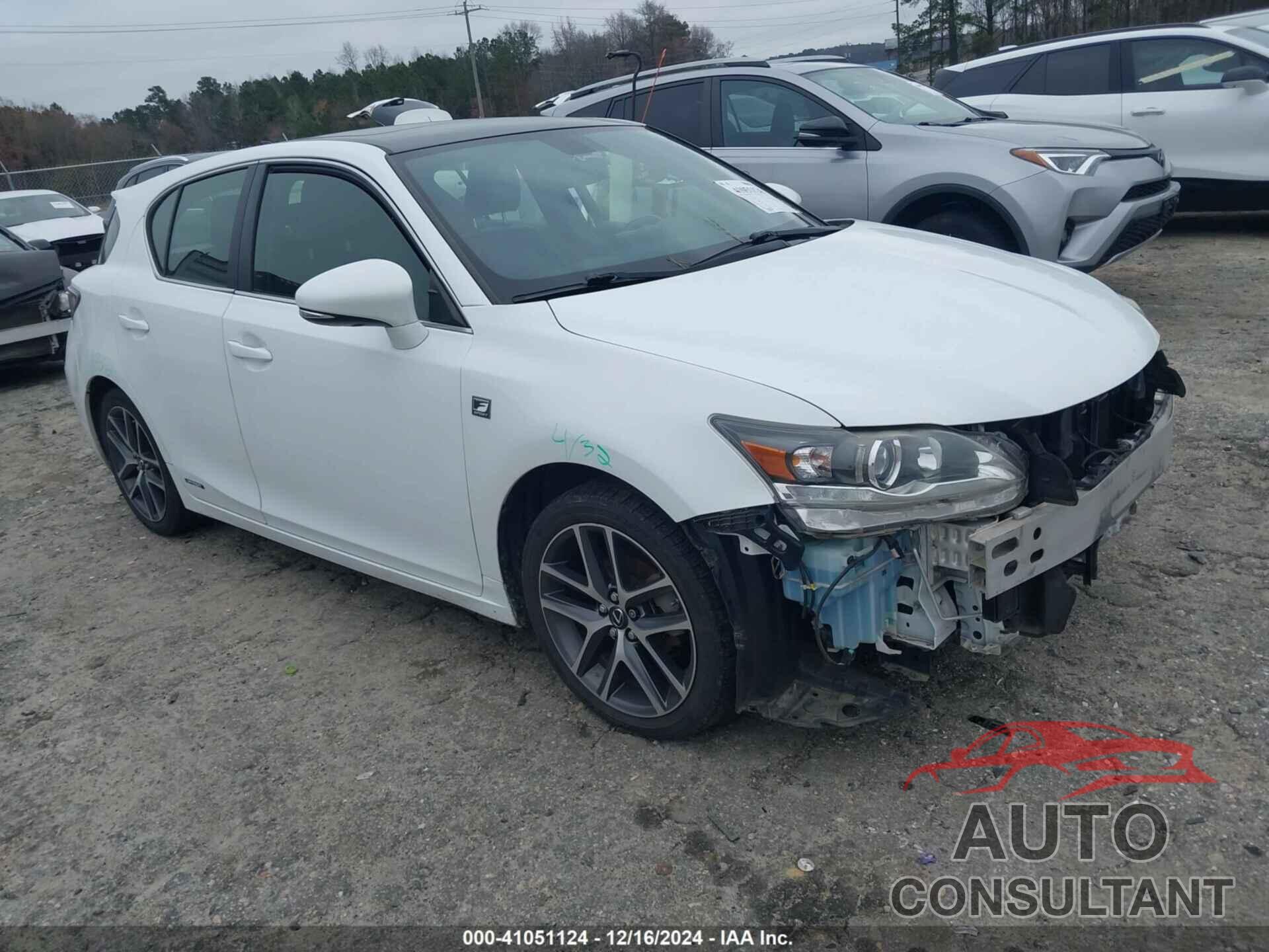 LEXUS CT 200H 2014 - JTHKD5BH1E2195761