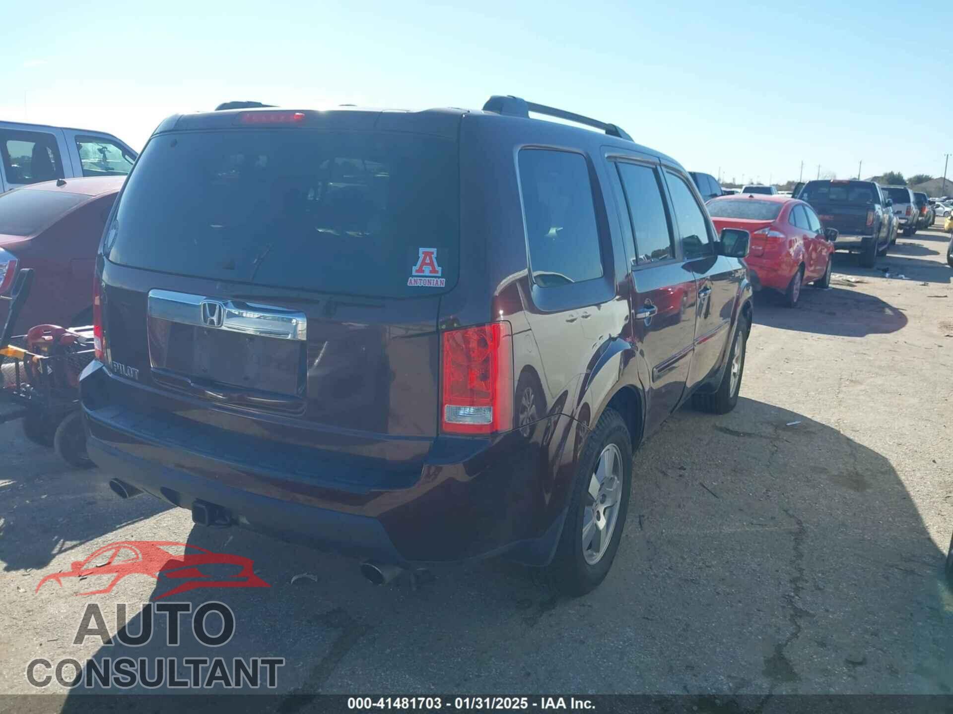 HONDA PILOT 2011 - 5FNYF3H52BB037882
