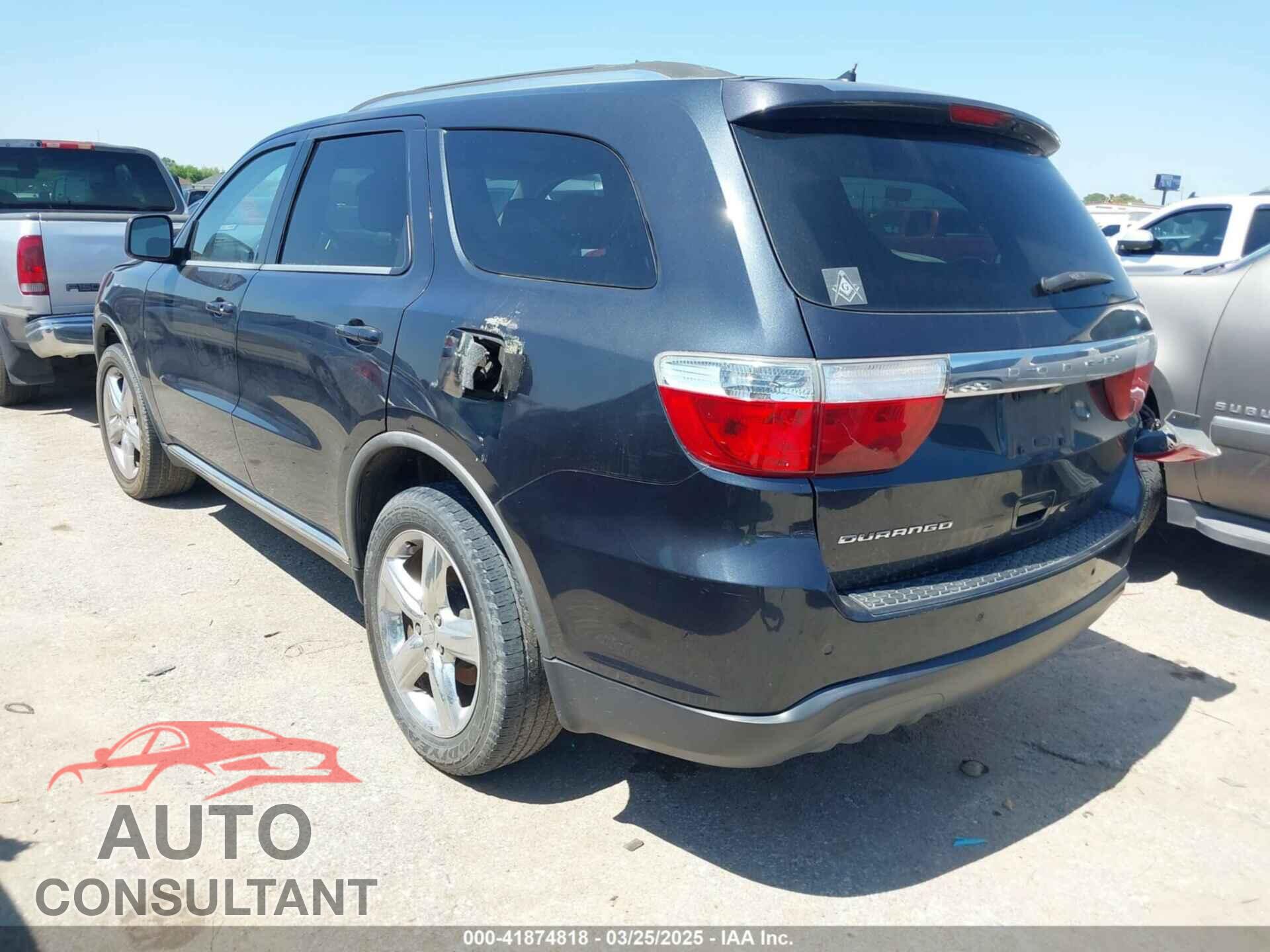 DODGE DURANGO 2013 - 1C4RDHAGXDC693282