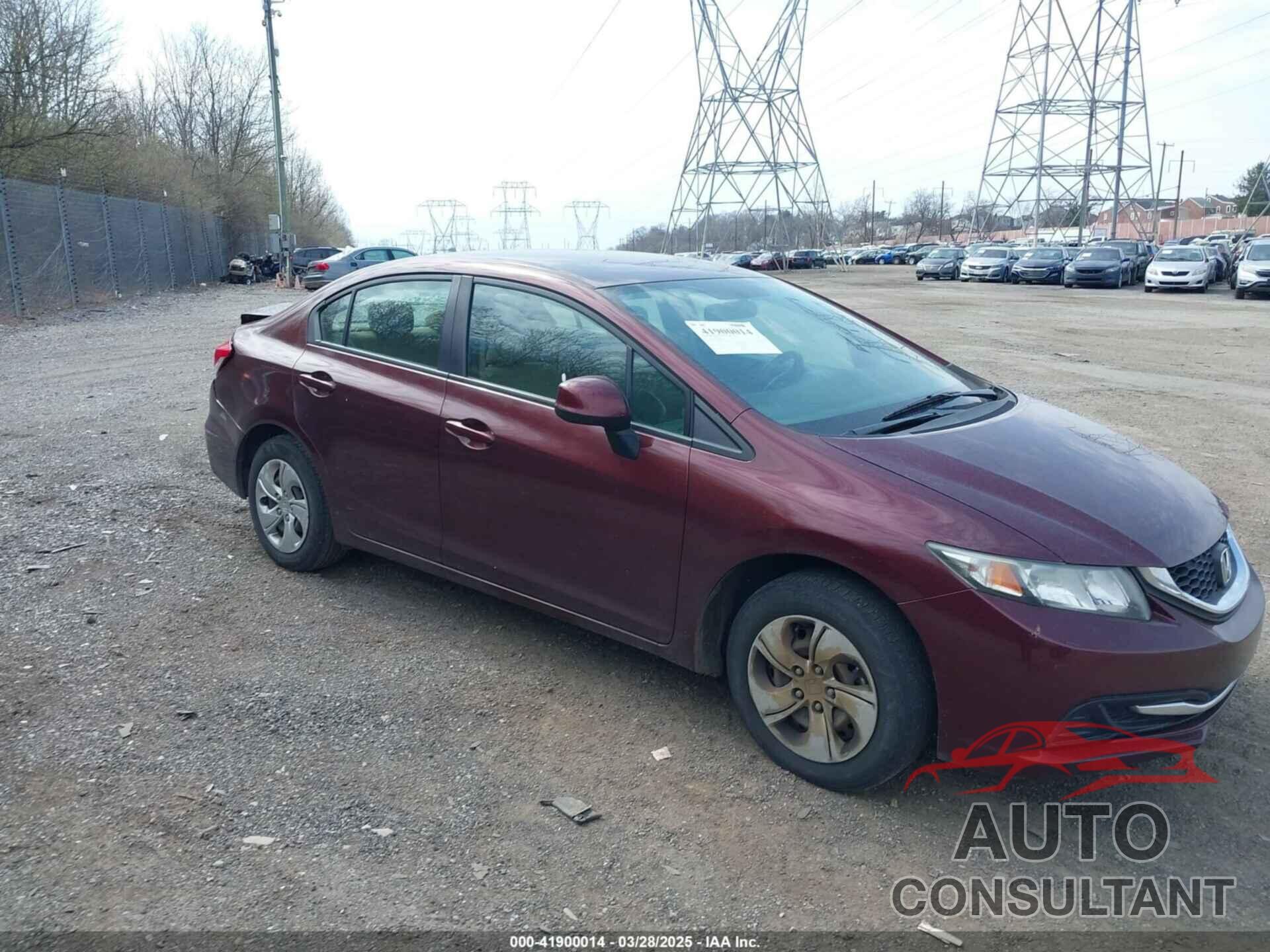 HONDA CIVIC 2013 - 19XFB2F51DE268944