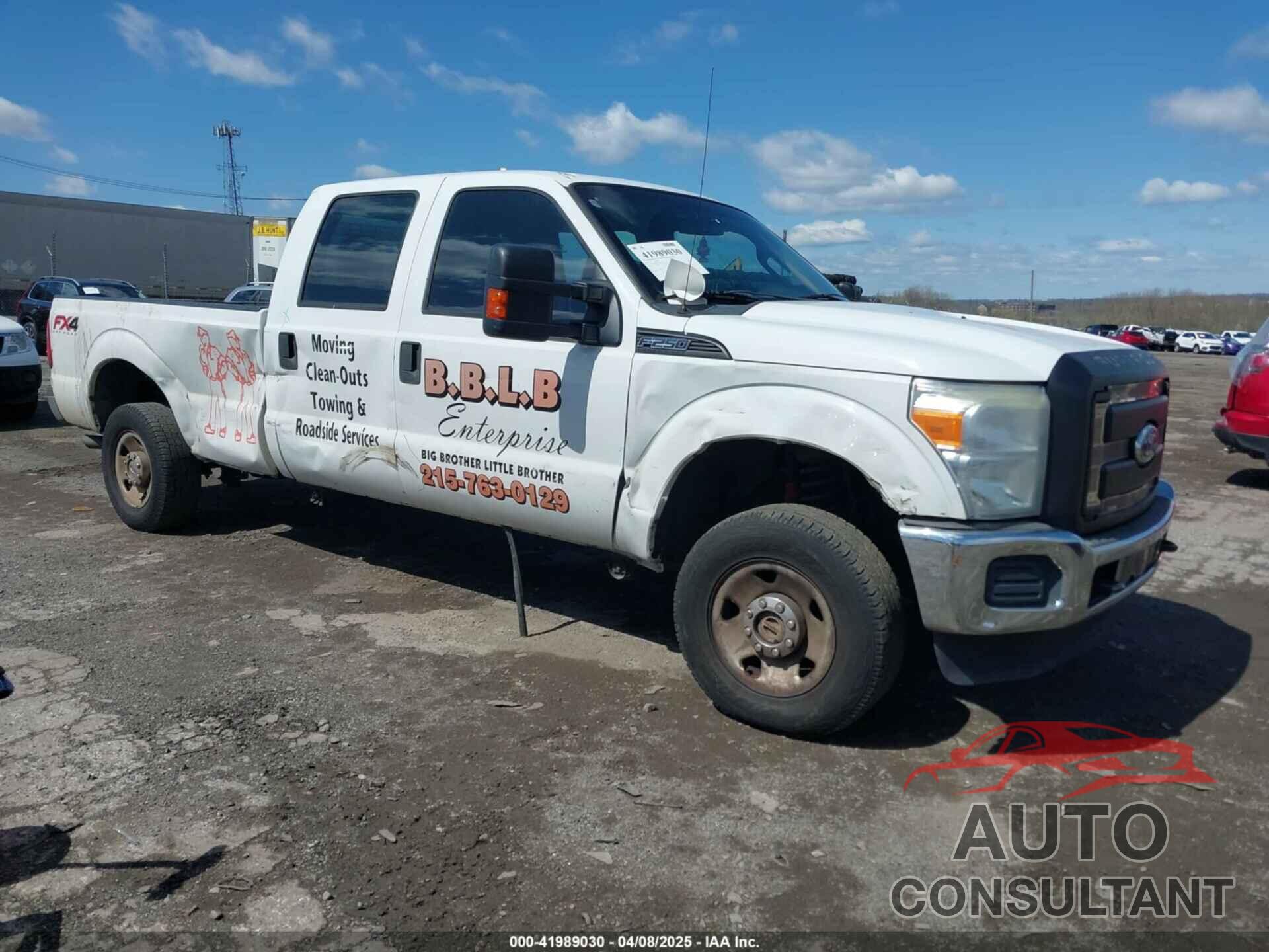 FORD F-250 2012 - 1FT7W2B68CEA52090