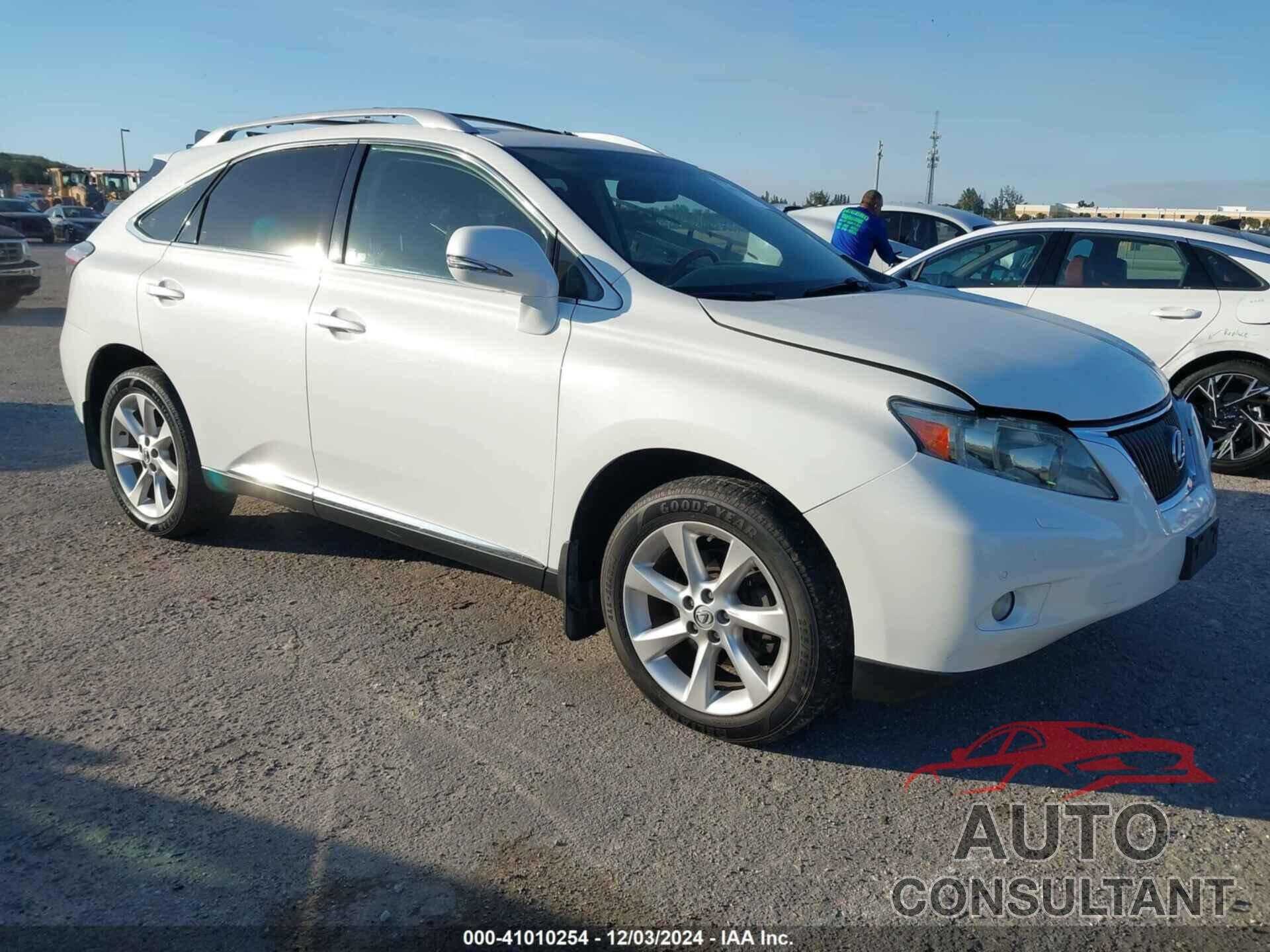 LEXUS RX 350 2010 - JTJBK1BA4A2009866
