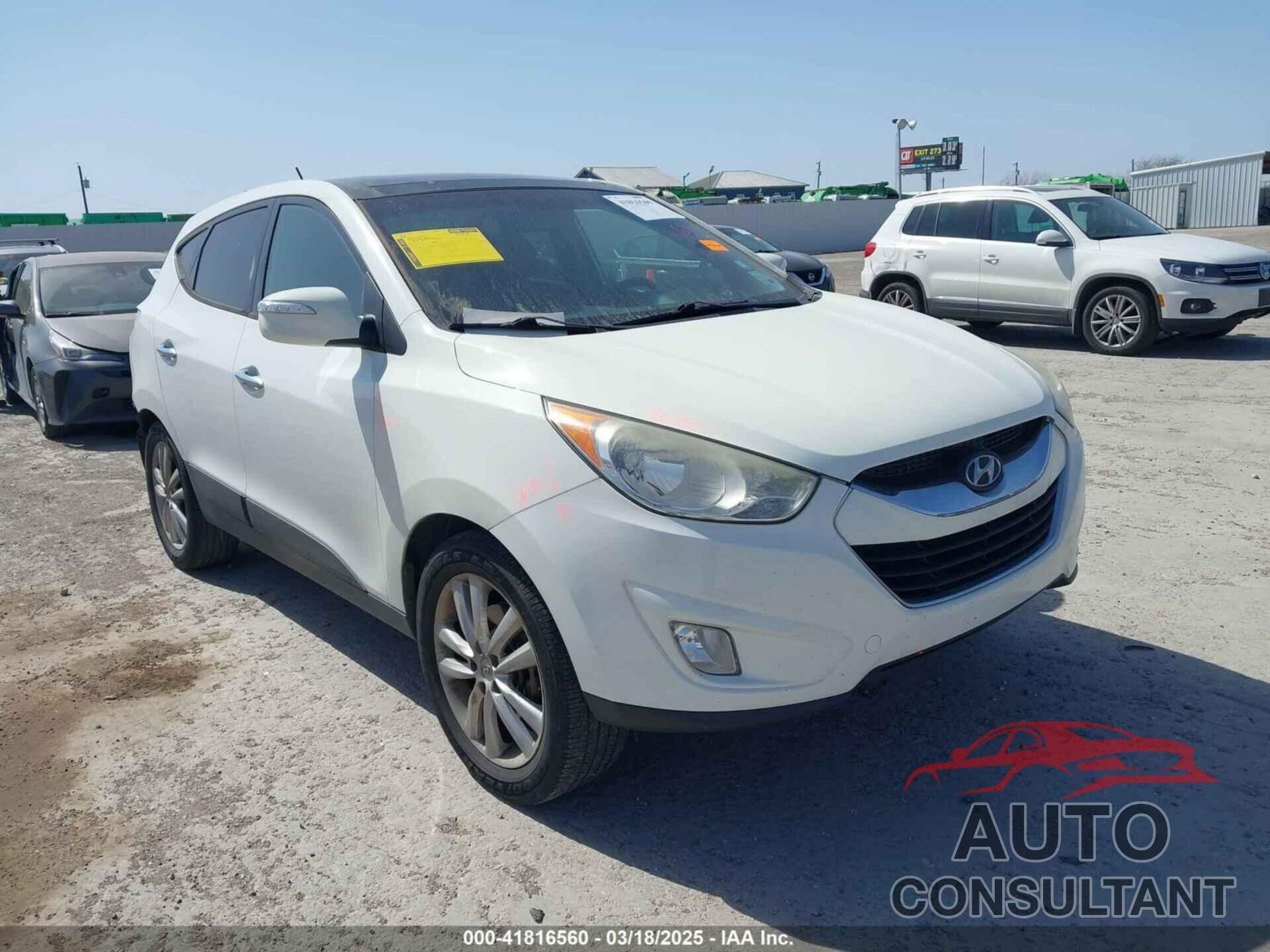 HYUNDAI TUCSON 2012 - KM8JU3AC8CU485919