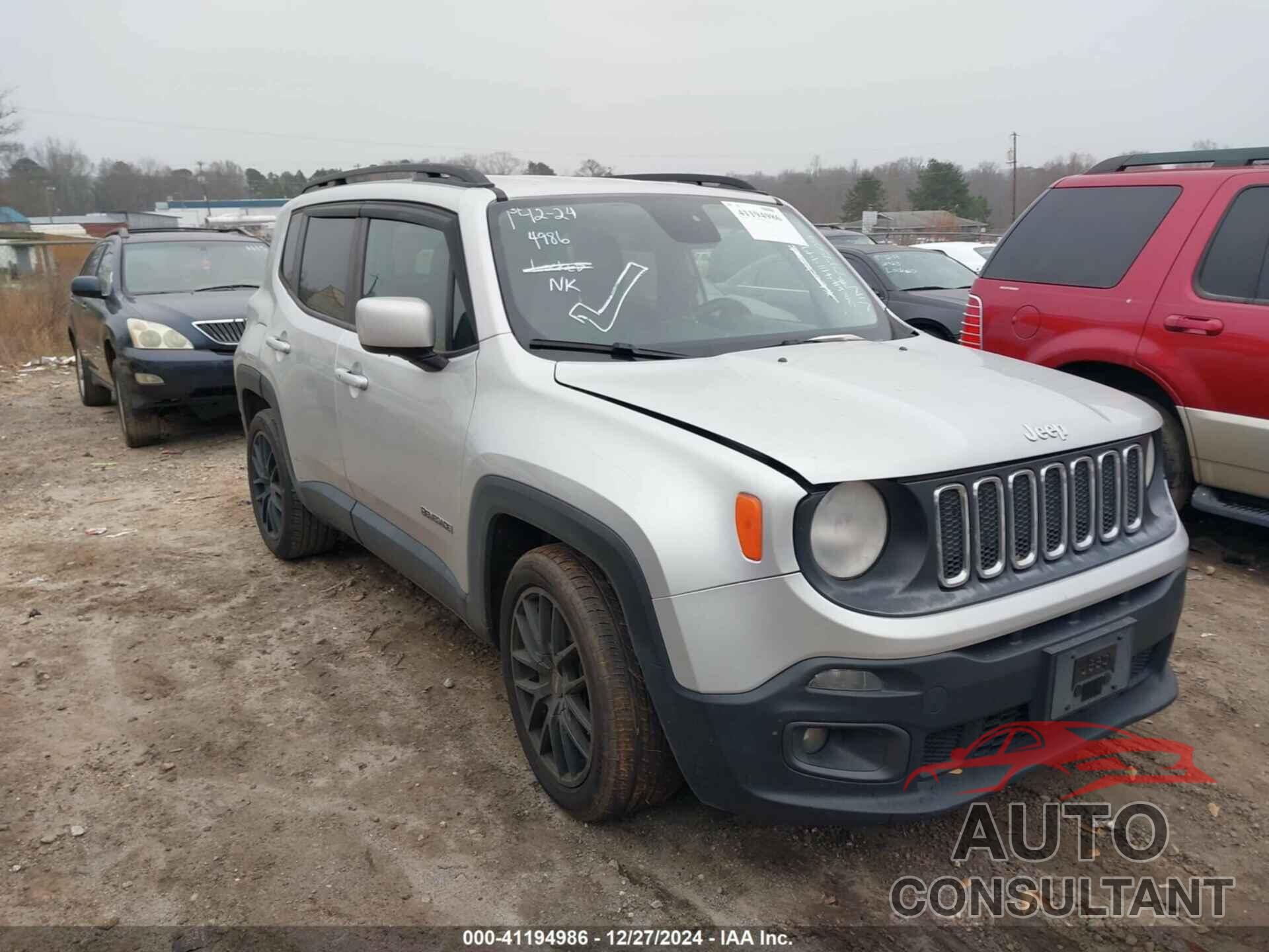 JEEP RENEGADE 2017 - ZACCJABB3HPF97505