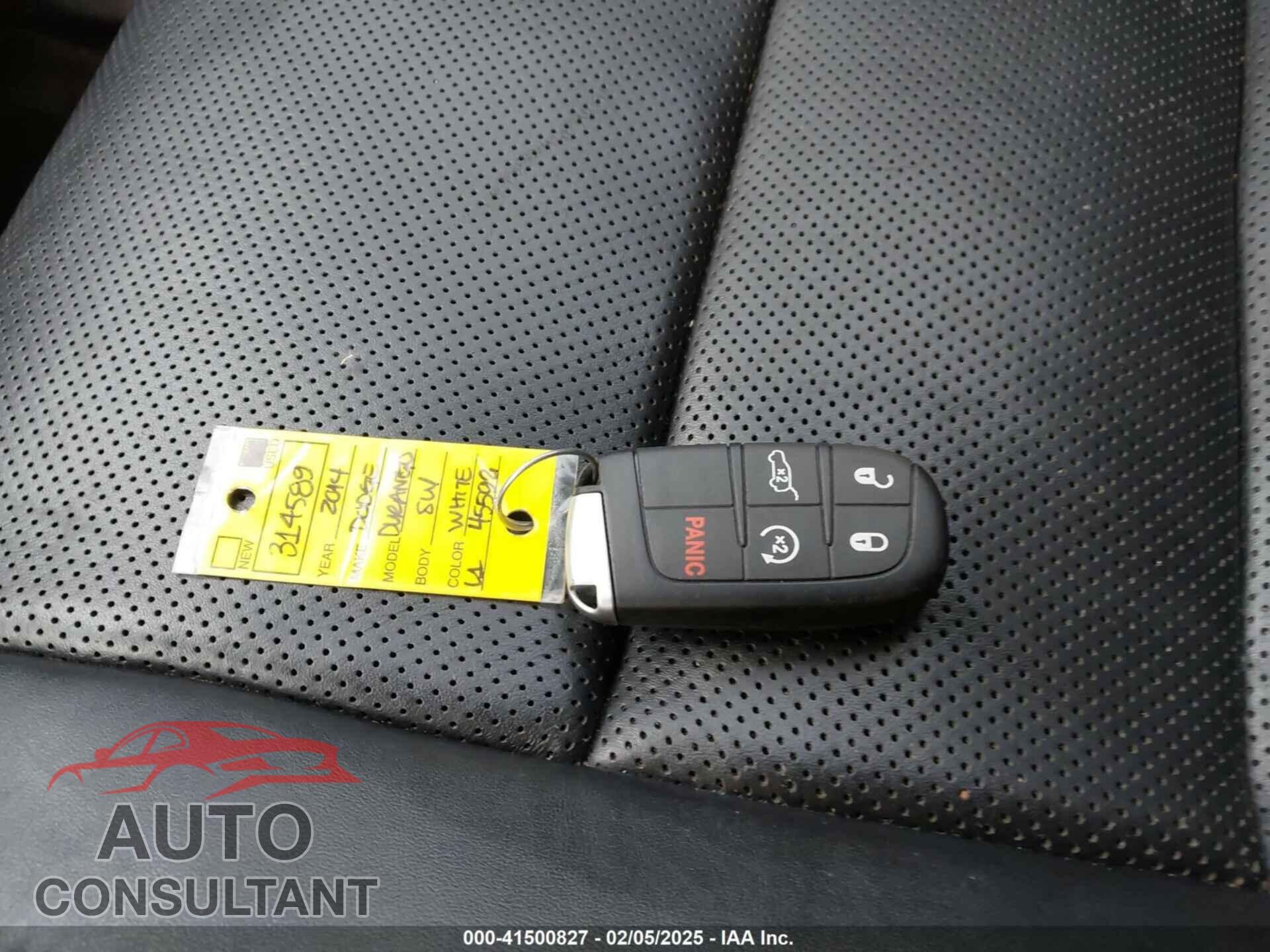 DODGE DURANGO 2014 - 1C4RDJEG1EC314589