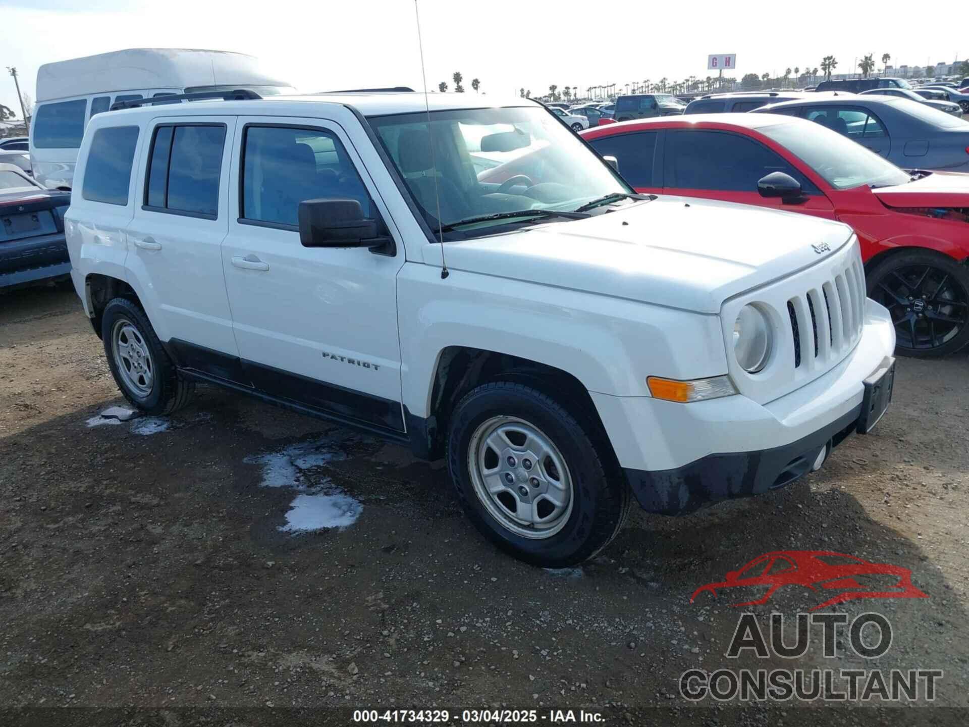 JEEP PATRIOT 2012 - 1C4NJPBA9CD634860