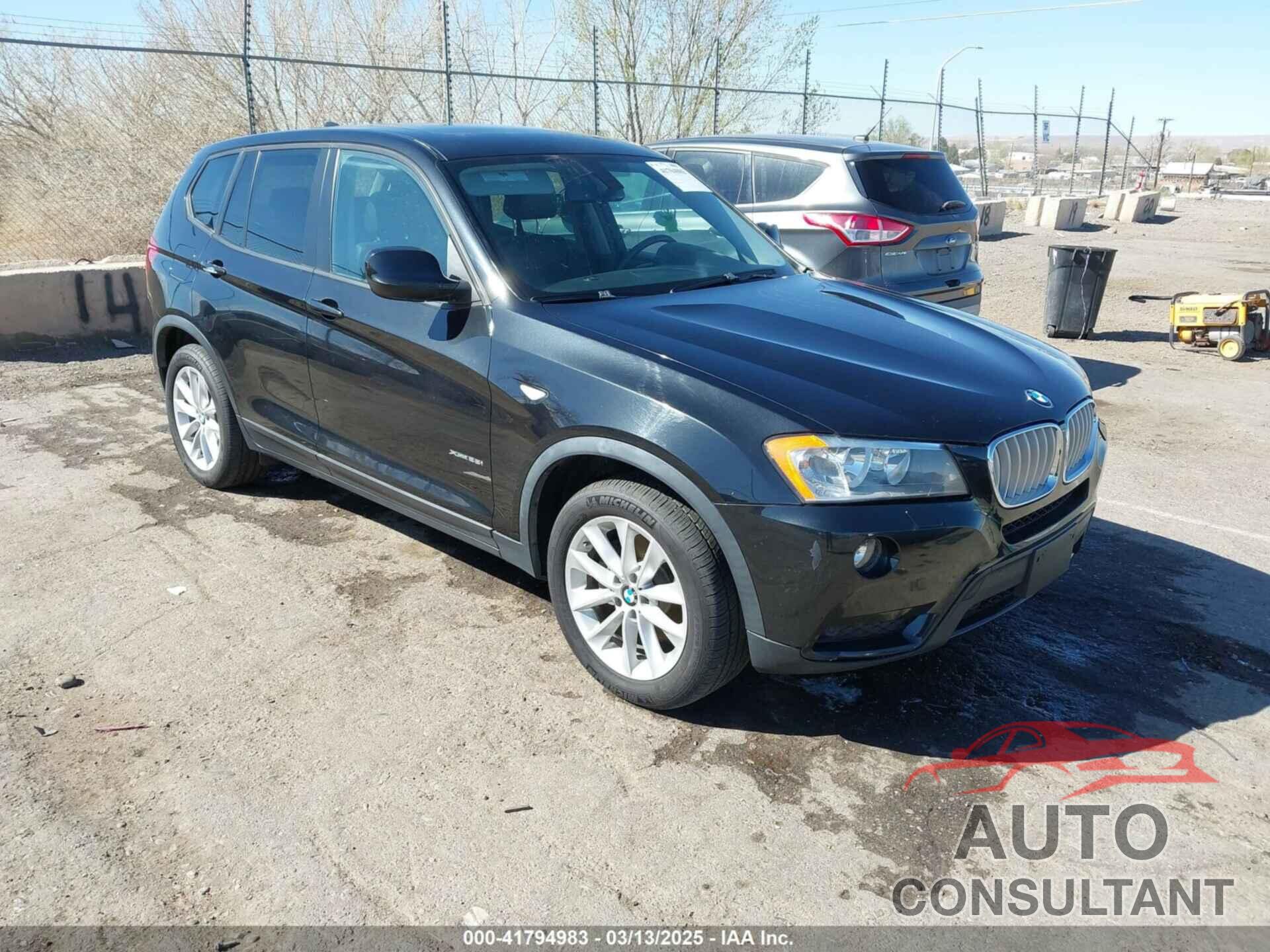 BMW X3 2013 - 5UXWX9C51D0A28303