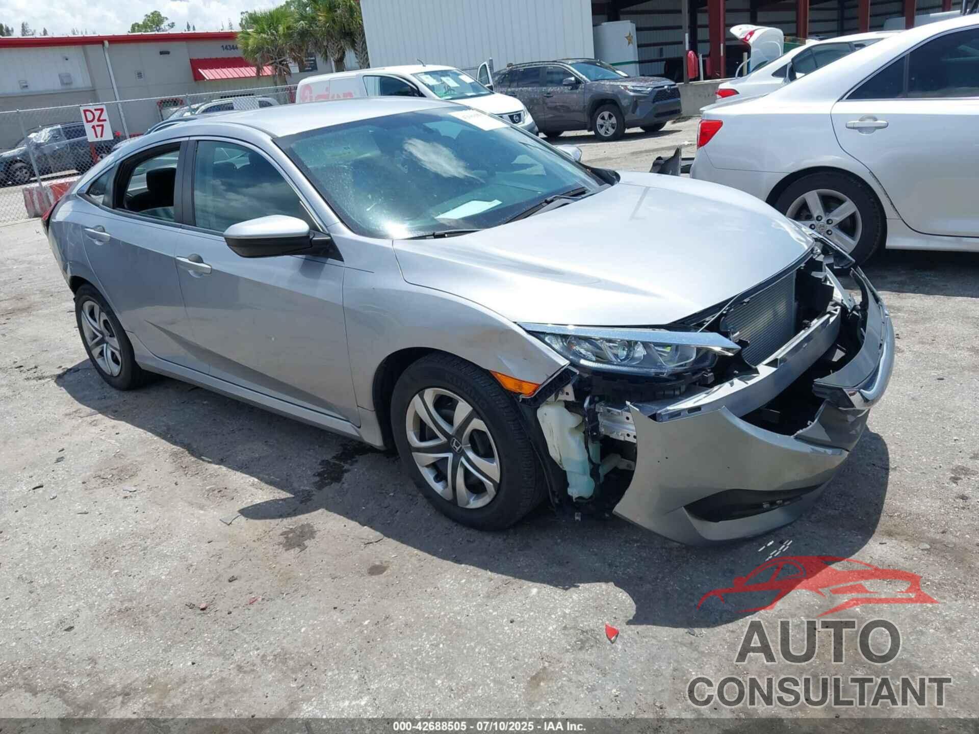 HONDA CIVIC 2017 - 19XFC2F55HE014060