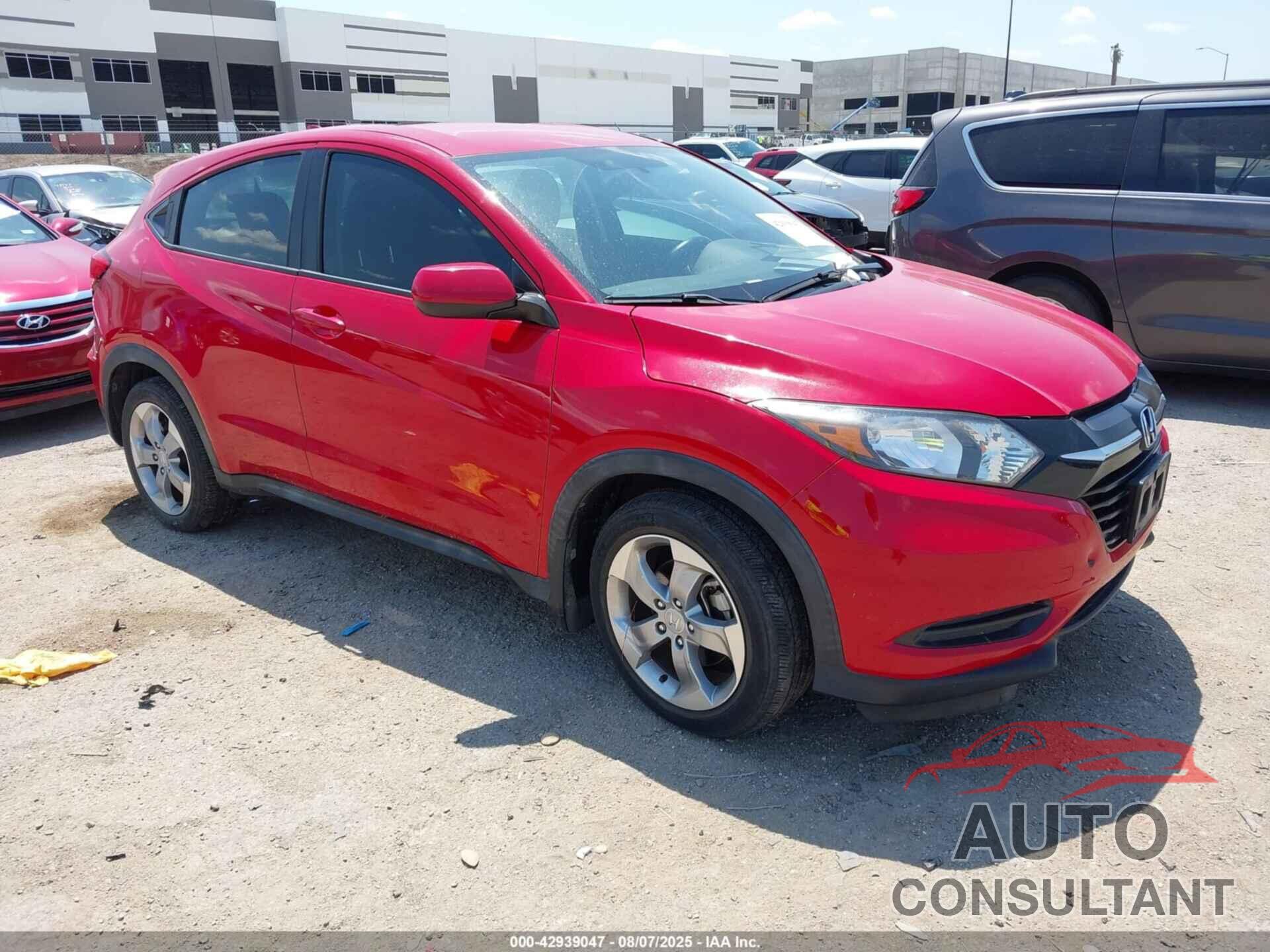 HONDA HR-V 2018 - 3CZRU5H35JG705424